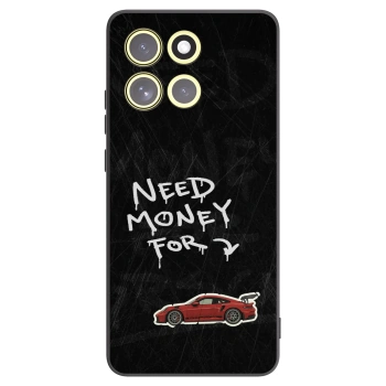 Picasee silikonový černý obal pro Motorola Moto G86 Power 5G - Track Mode