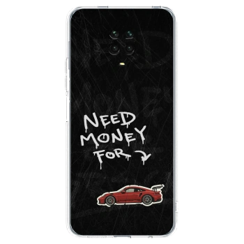Picasee silikonový průhledný obal pro Xiaomi Redmi Note 9 Pro - Track Mode