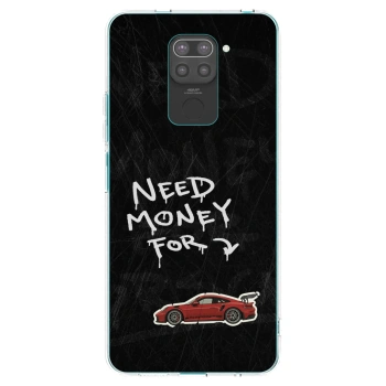 Picasee silikonový černý obal pro Xiaomi Redmi Note 9 - Track Mode