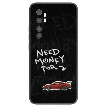 Picasee silikonový černý obal pro Xiaomi Mi Note 10 Lite - Track Mode