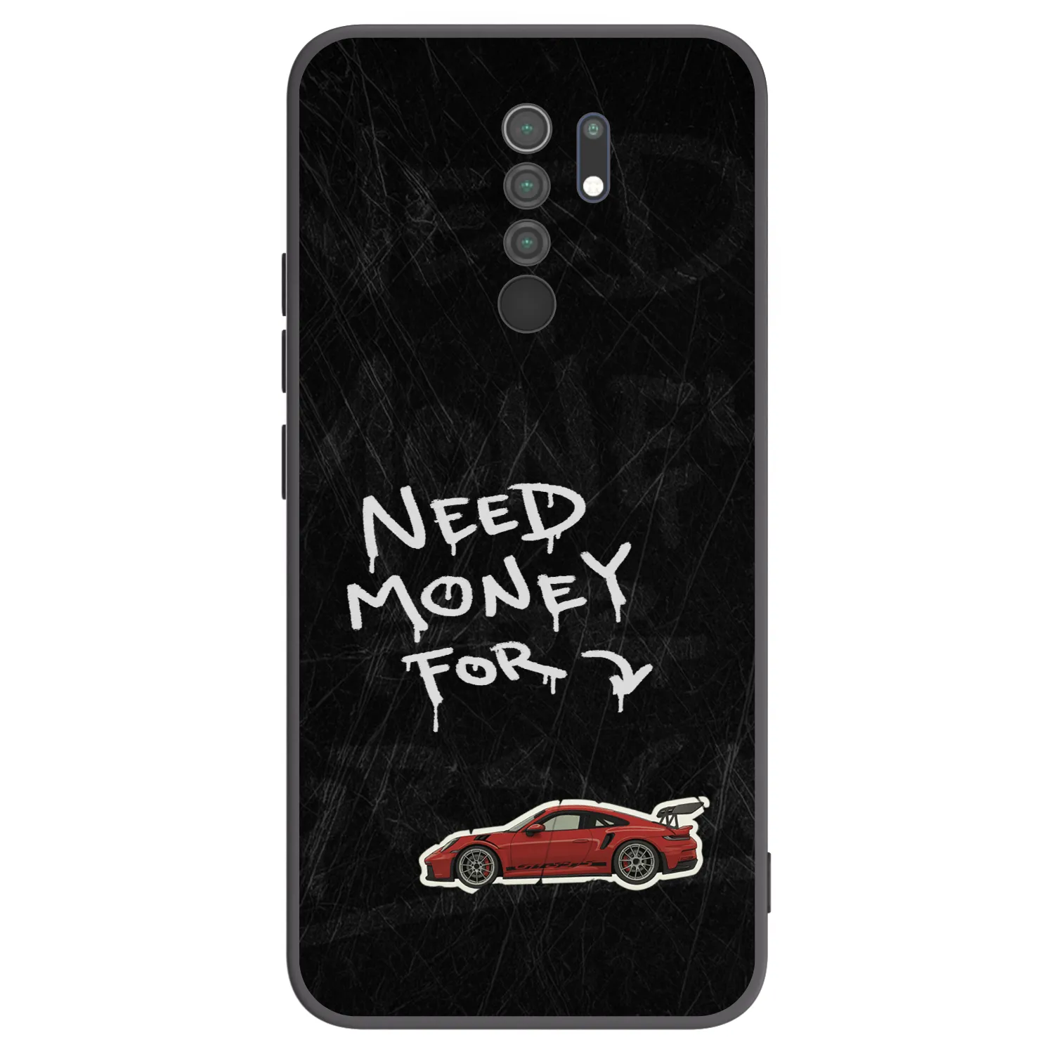 Picasee silikonový černý obal pro Xiaomi Redmi 9 - Track Mode