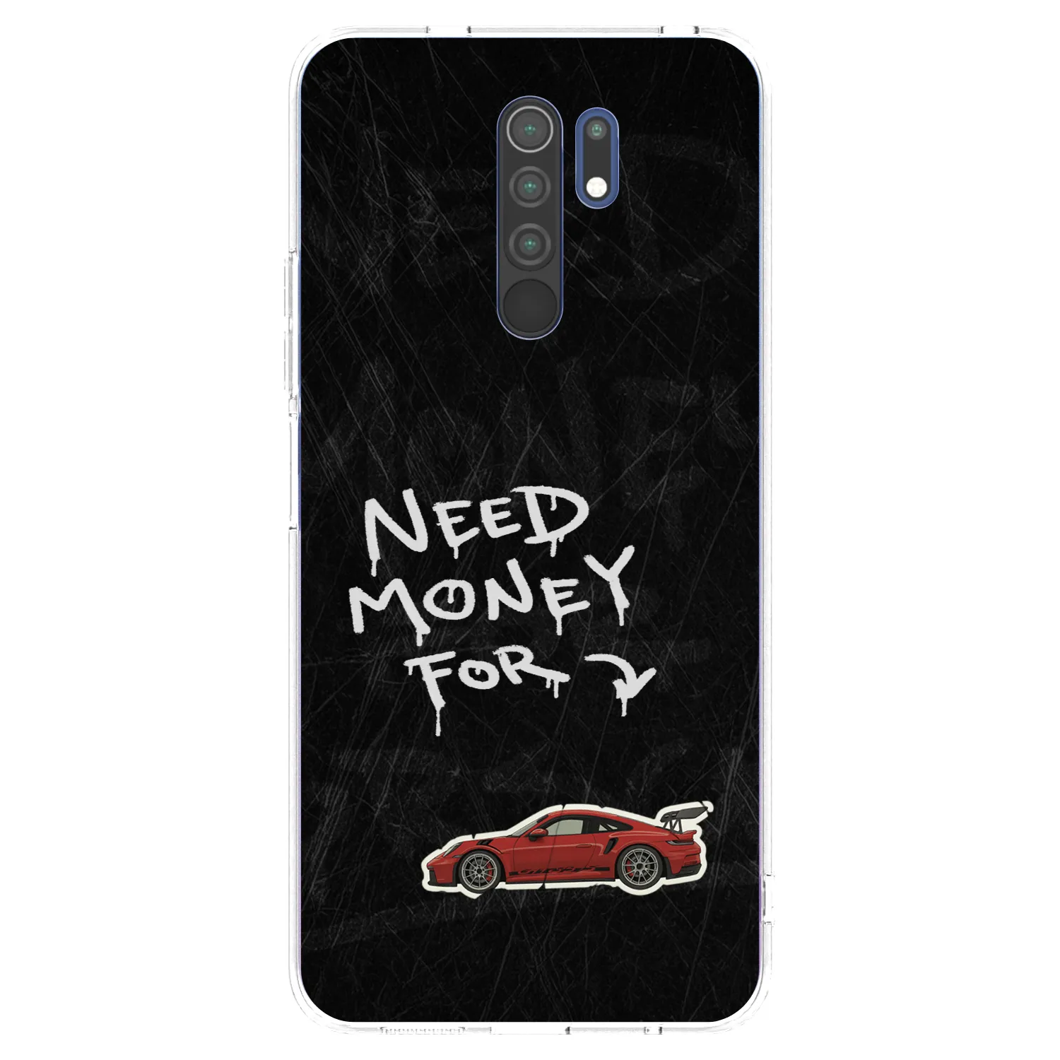 Picasee silikonový průhledný obal pro Xiaomi Redmi 9 - Track Mode
