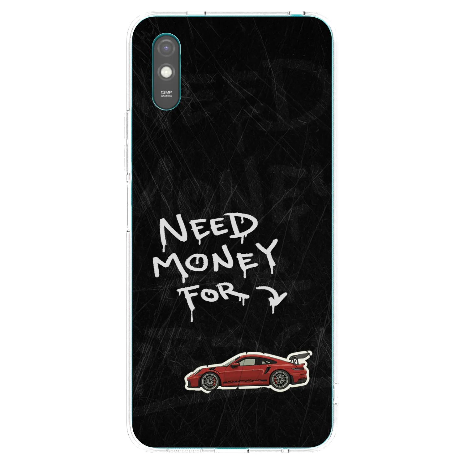 Picasee silikonový průhledný obal pro Xiaomi Redmi 9A - Track Mode