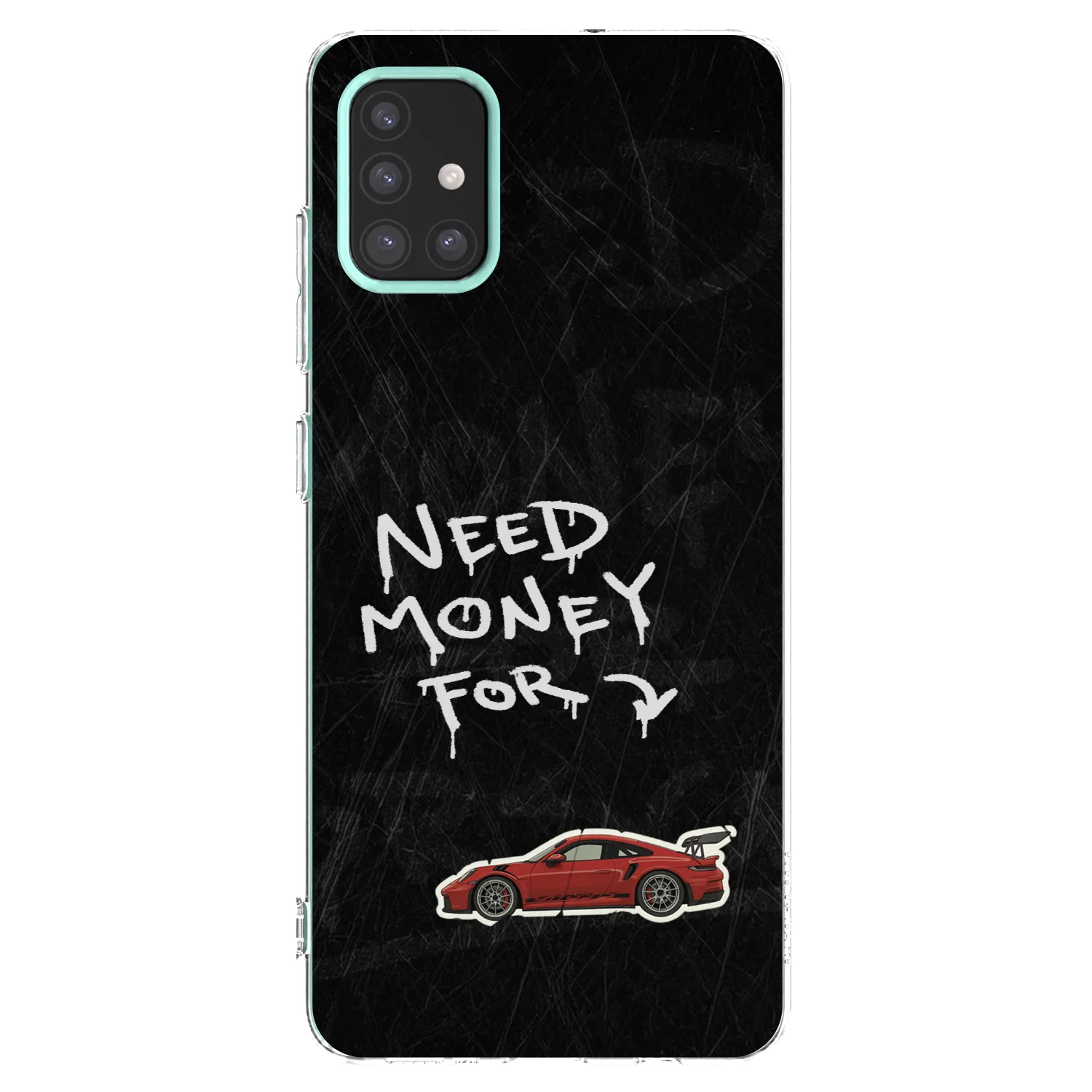 Picasee silikonový průhledný obal pro Samsung Galaxy M31s - Track Mode