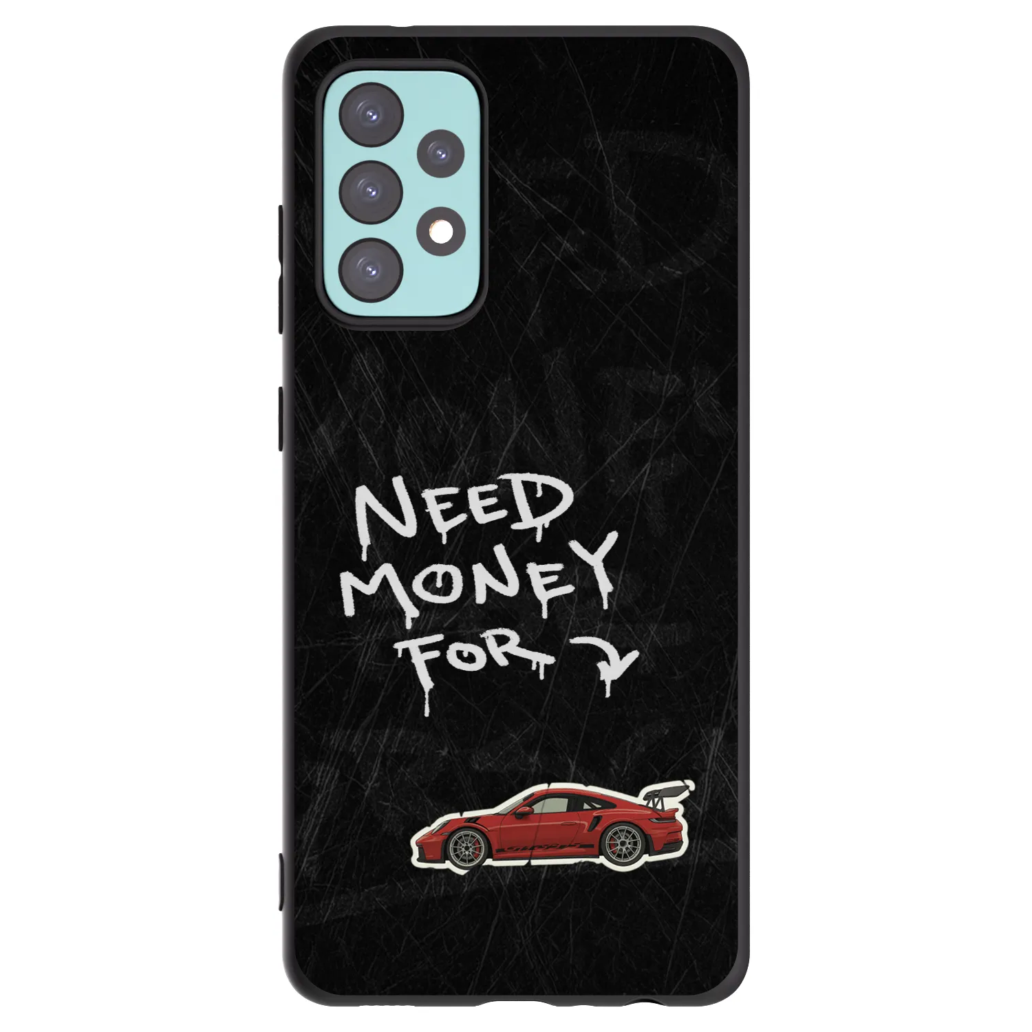 Picasee silikonový černý obal pro Samsung Galaxy A72 A725F - Track Mode