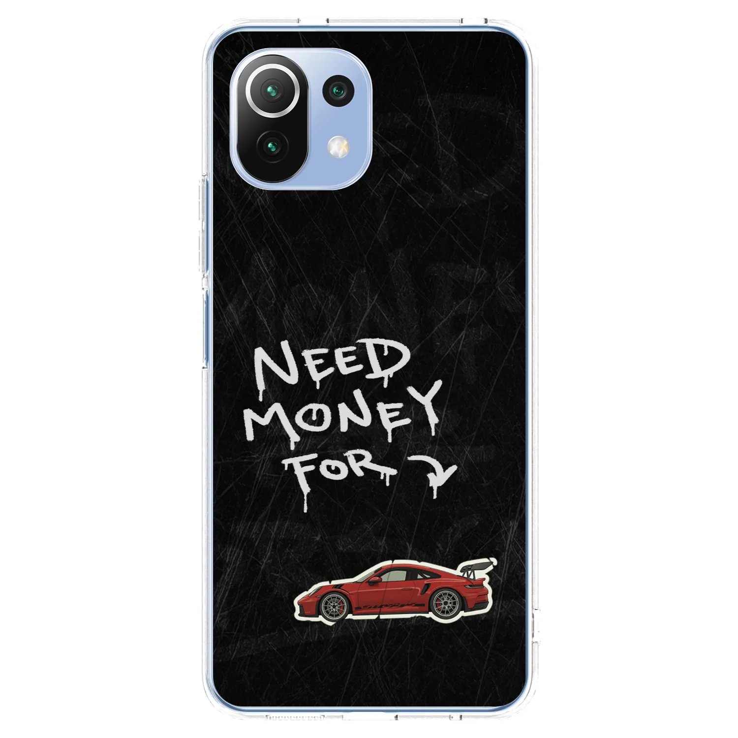 Picasee silikonový průhledný obal pro Xiaomi Mi 11 Lite - Track Mode