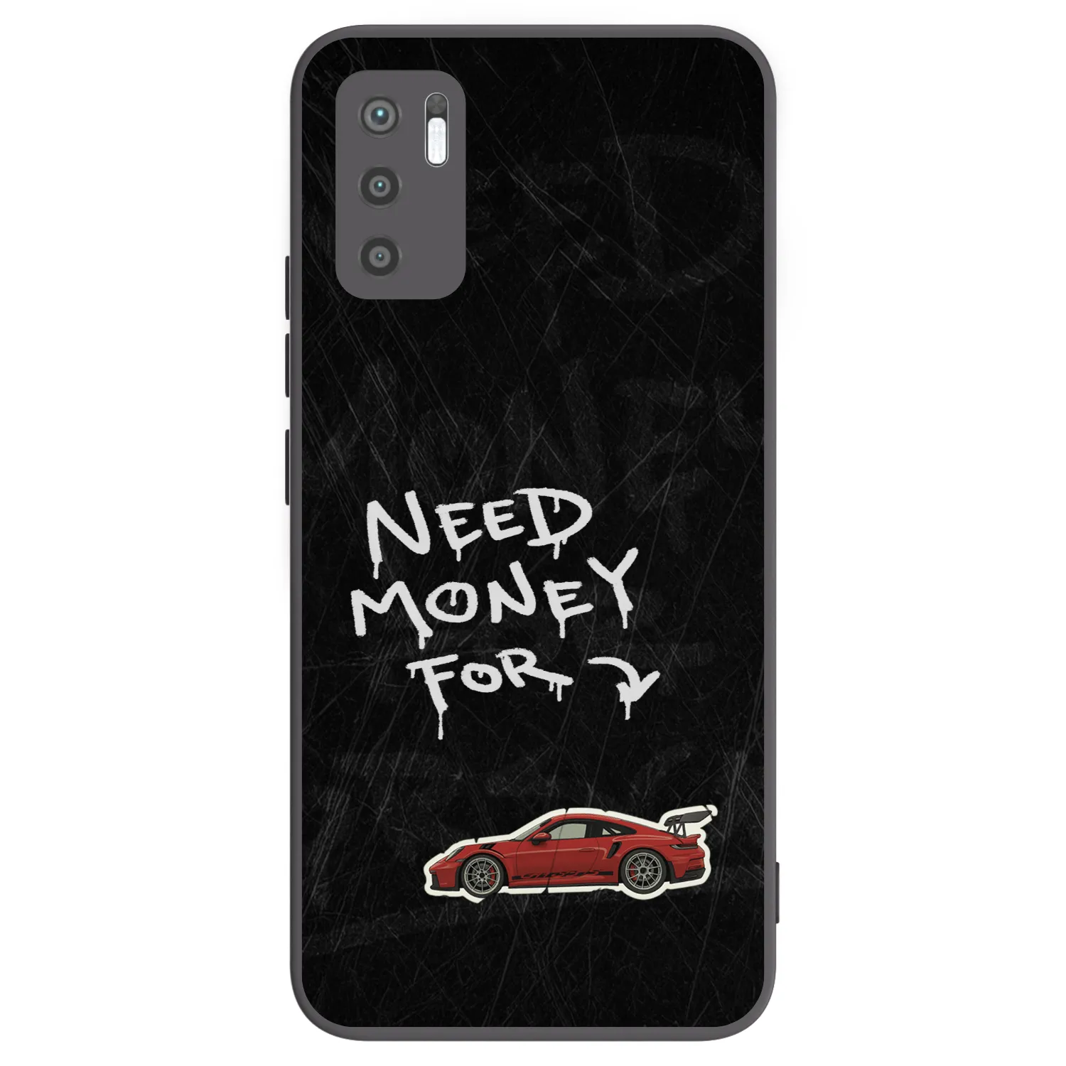 Picasee silikonový černý obal pro Xiaomi Redmi Note 10 5G - Track Mode