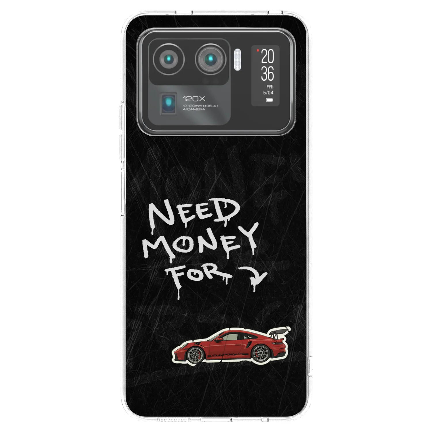 Picasee silikonový průhledný obal pro Xiaomi Mi 11 Ultra - Track Mode