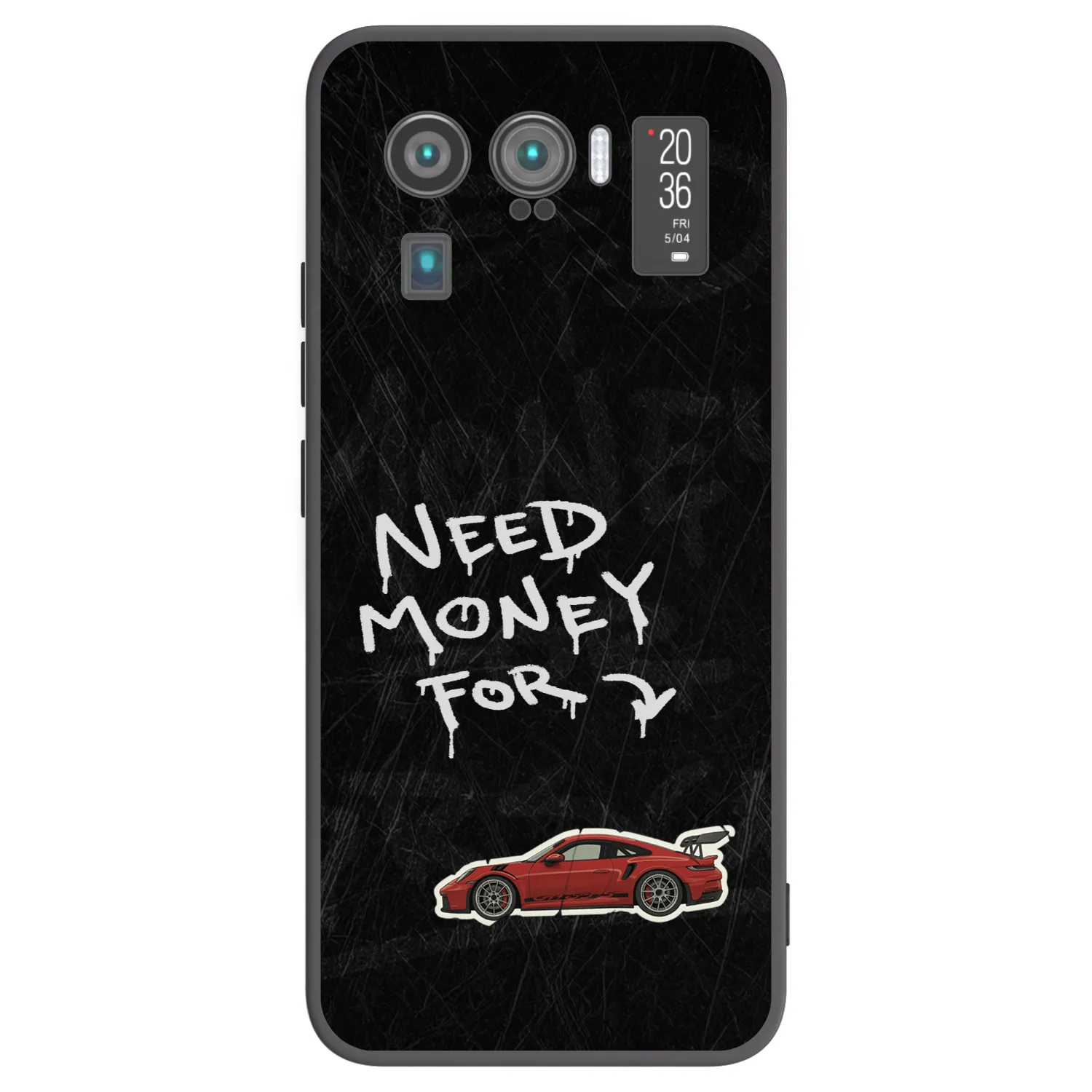 Picasee silikonový černý obal pro Xiaomi Mi 11 Ultra - Track Mode