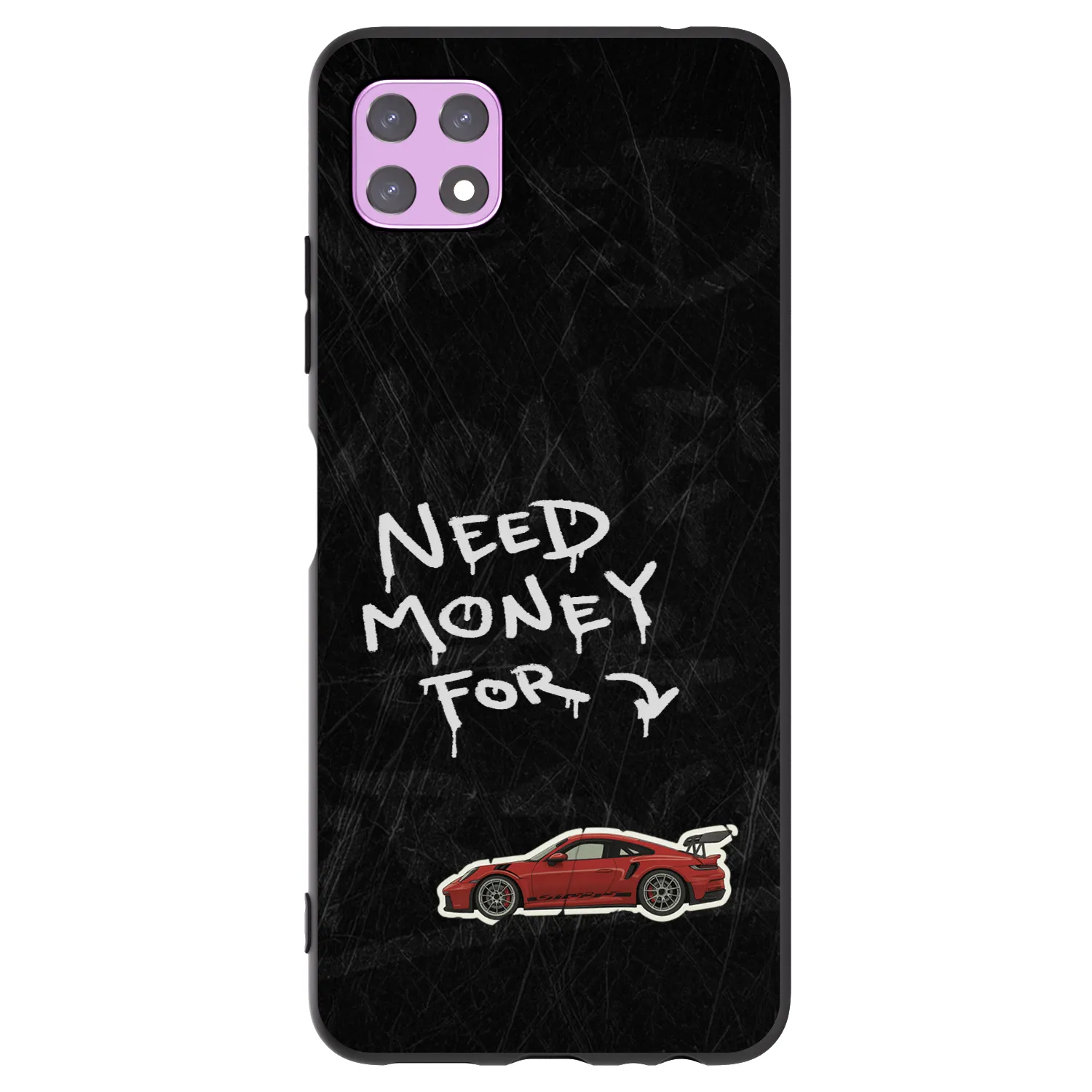 Picasee silikonový černý obal pro Samsung Galaxy A22 A226B 5G - Track Mode