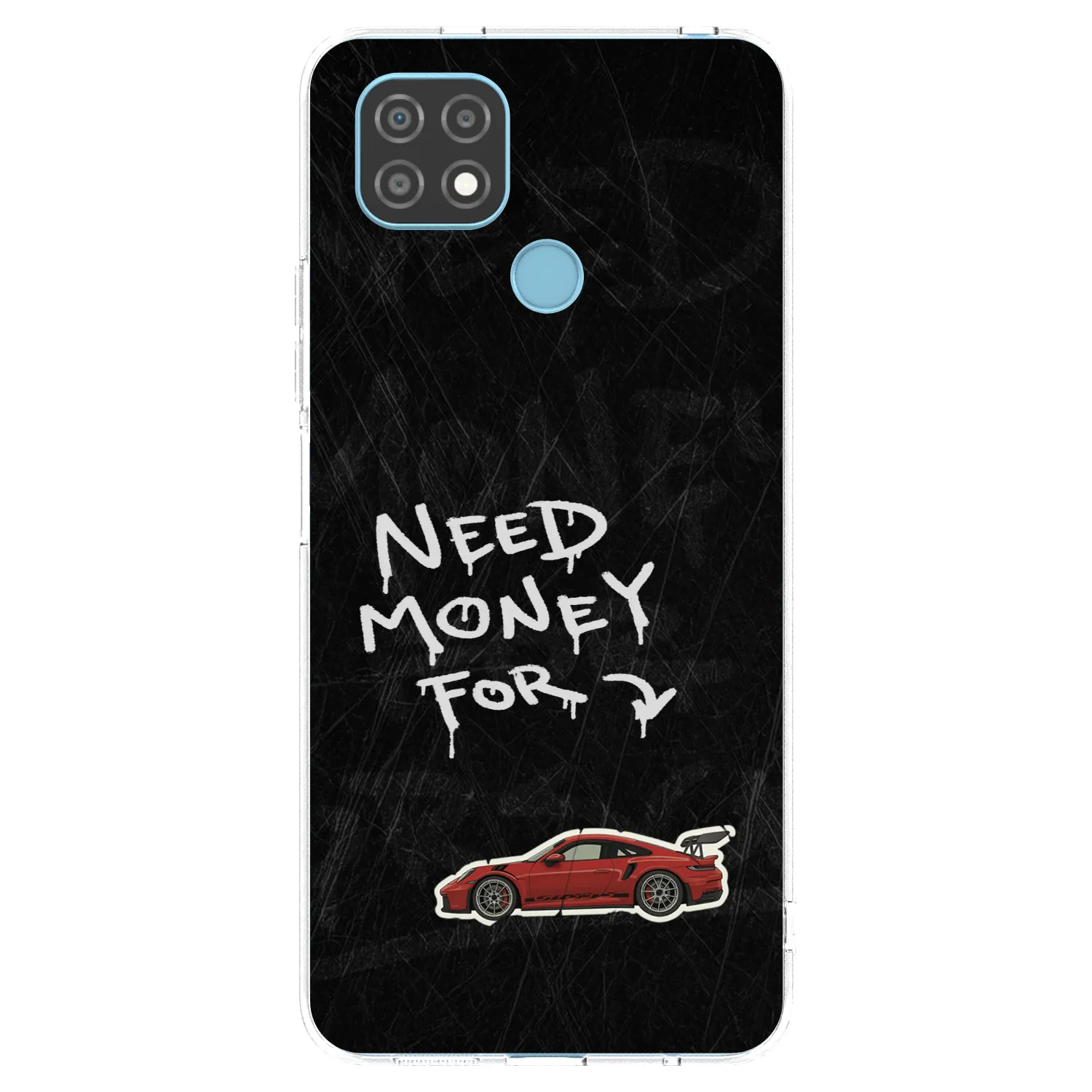 Picasee silikonový průhledný obal pro Realme C21 - Track Mode