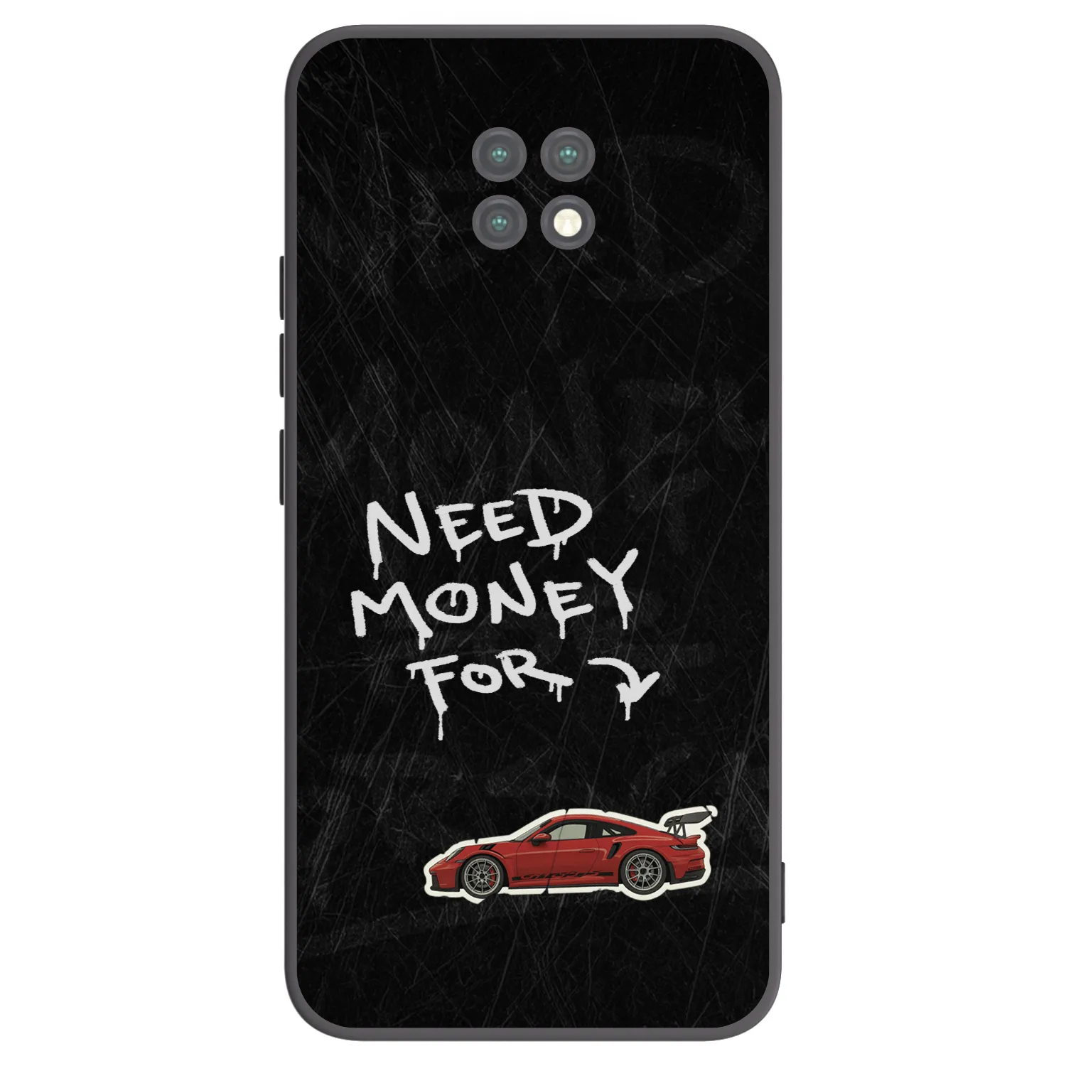 Picasee silikonový černý obal pro Xiaomi Redmi Note 9T - Track Mode