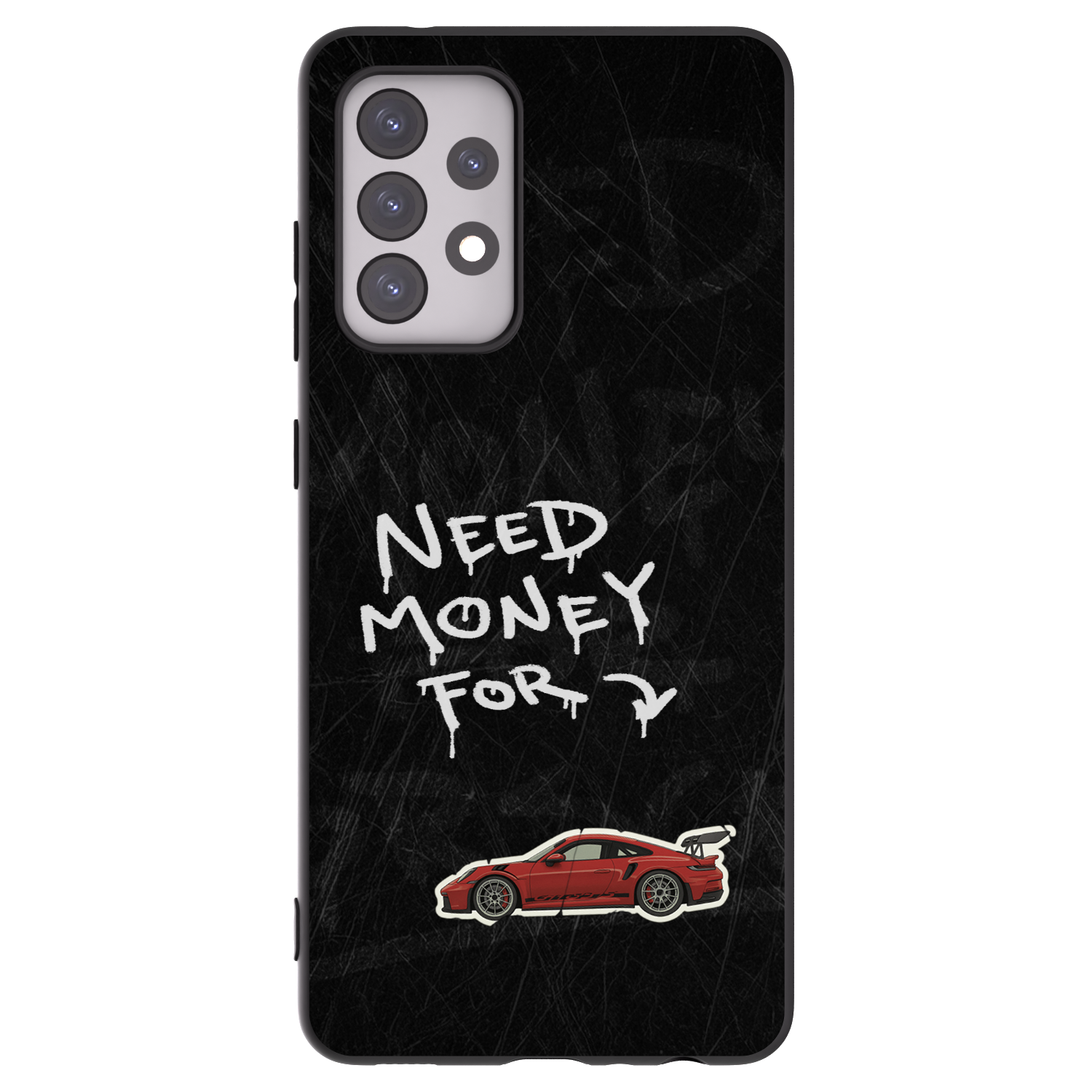 Picasee silikonový černý obal pro Samsung Galaxy A52s 5G A528B - Track Mode