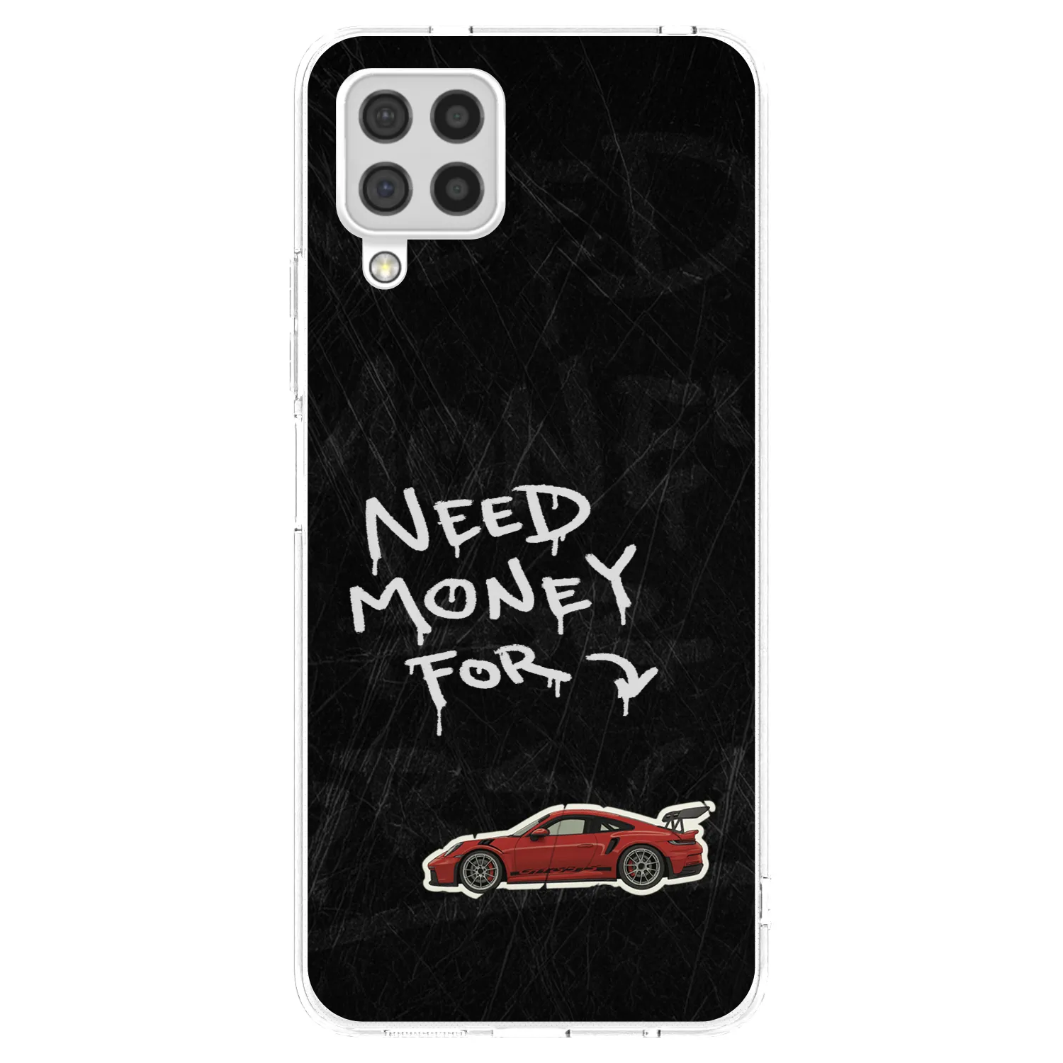 Picasee silikonový průhledný obal pro Samsung Galaxy A22 A225F 4G - Track Mode