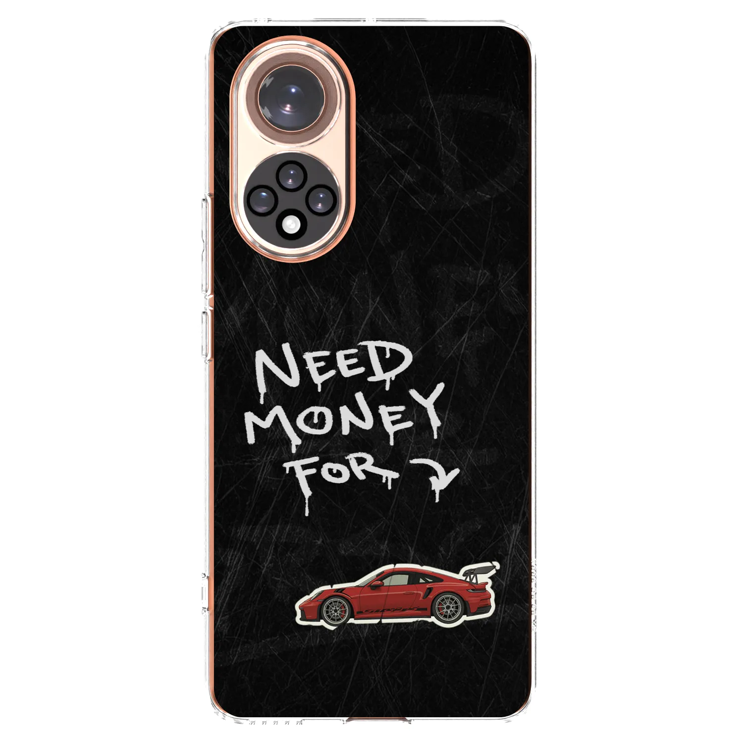 Picasee silikonový průhledný obal pro Honor 50 5G - Track Mode