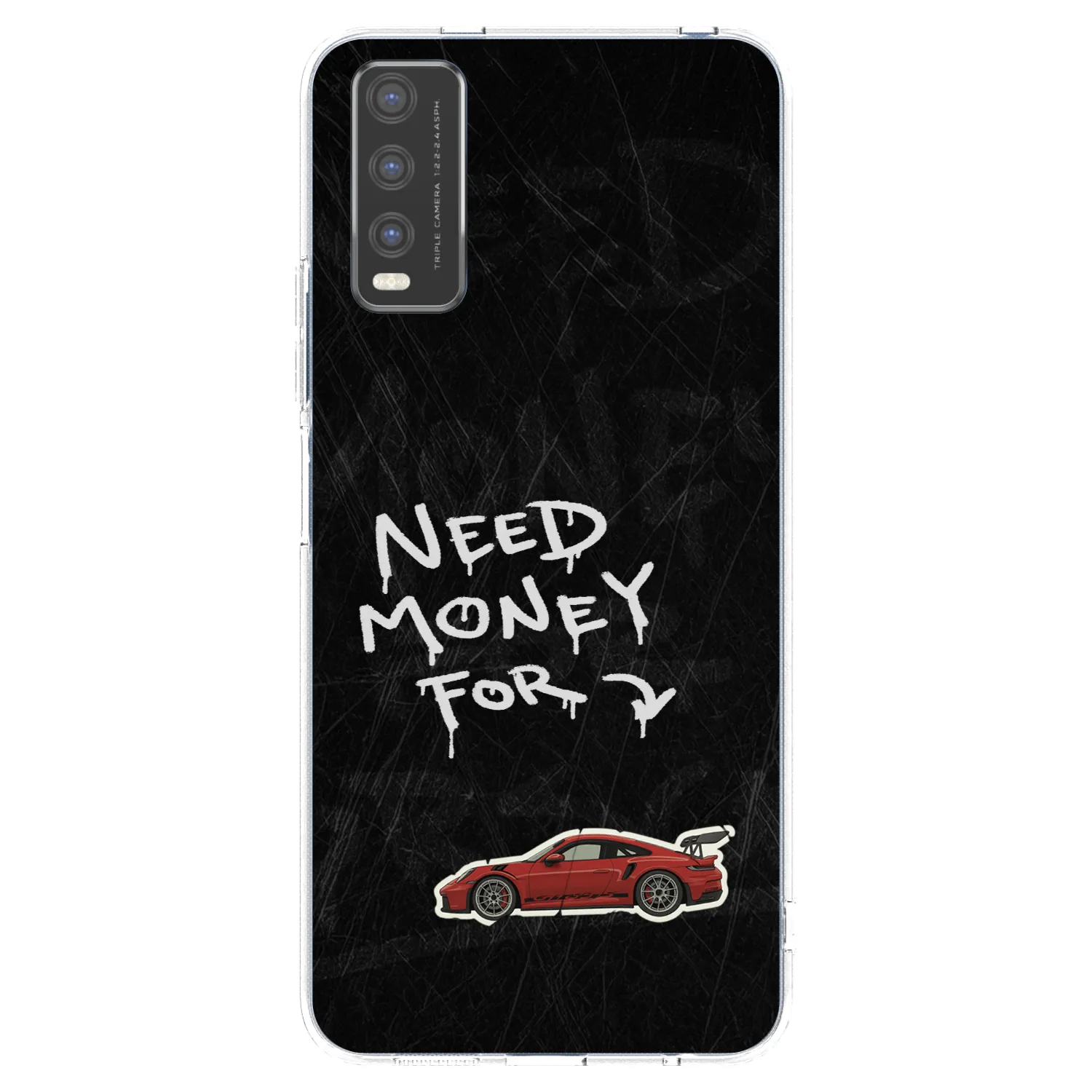 Picasee silikonový průhledný obal pro Vivo Y20s - Track Mode