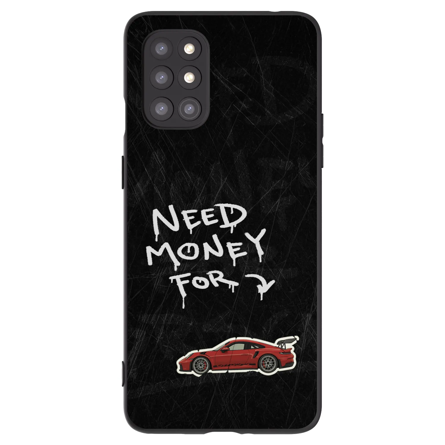 Picasee silikonový černý obal pro OnePlus 8T - Track Mode