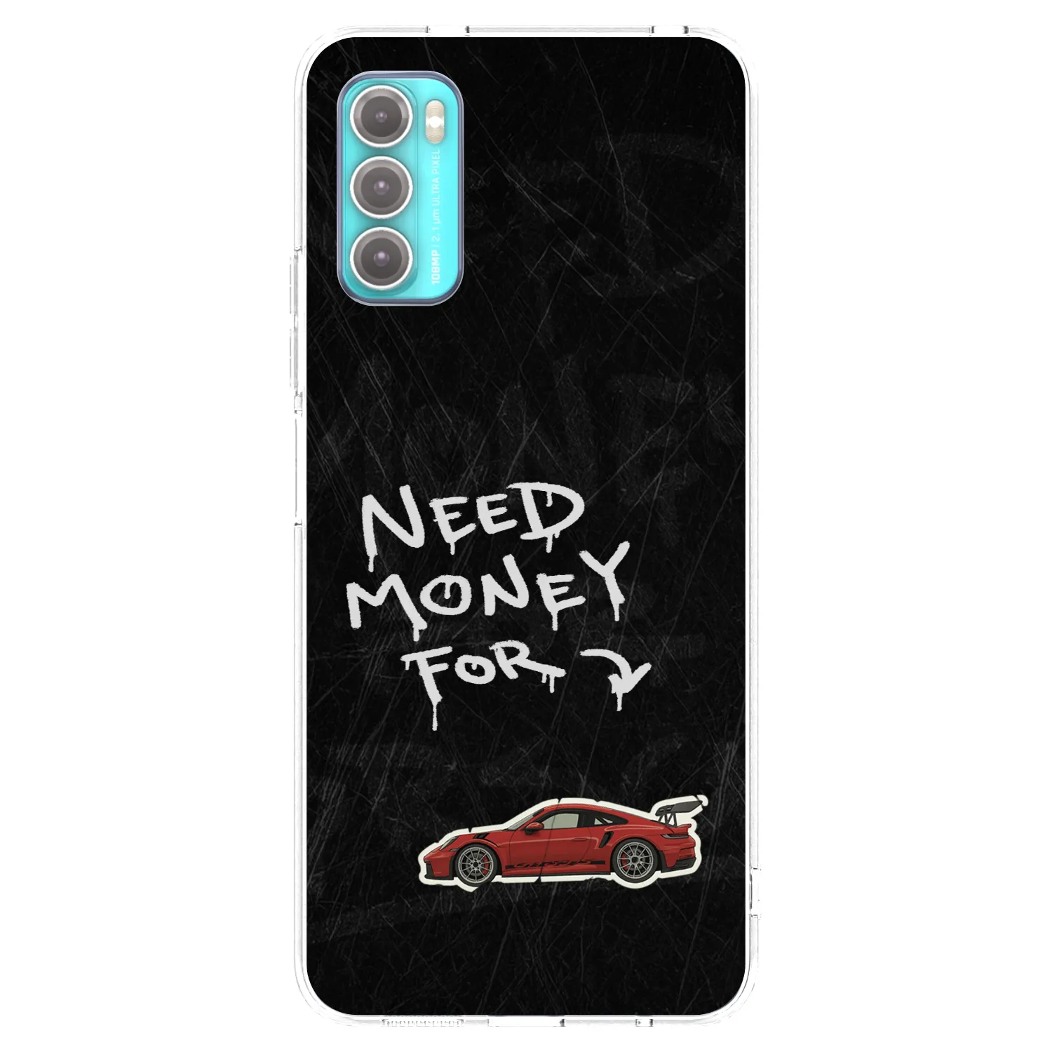 Picasee silikonový průhledný obal pro Motorola Moto G60 - Track Mode
