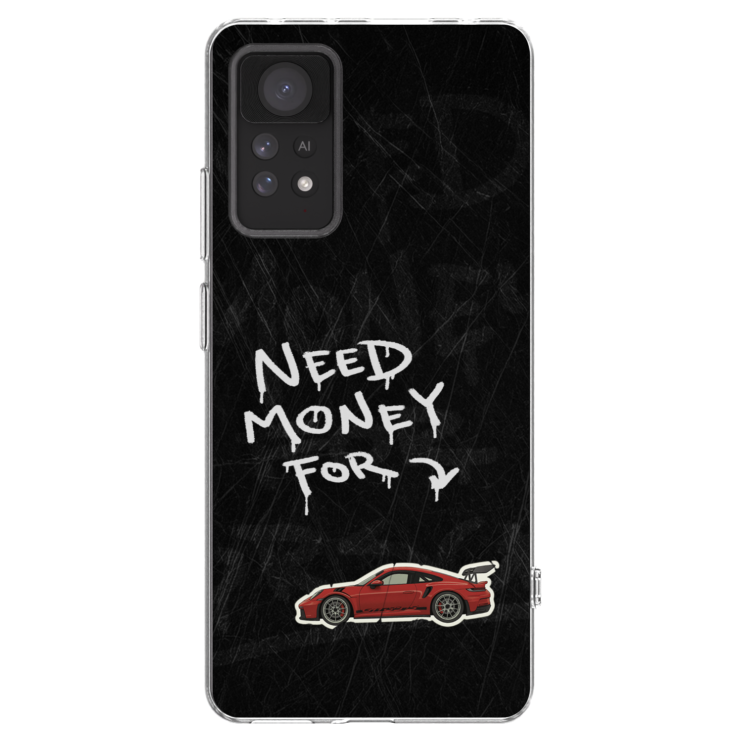 Picasee silikonový průhledný obal pro Xiaomi Redmi Note 11 Pro - Track Mode