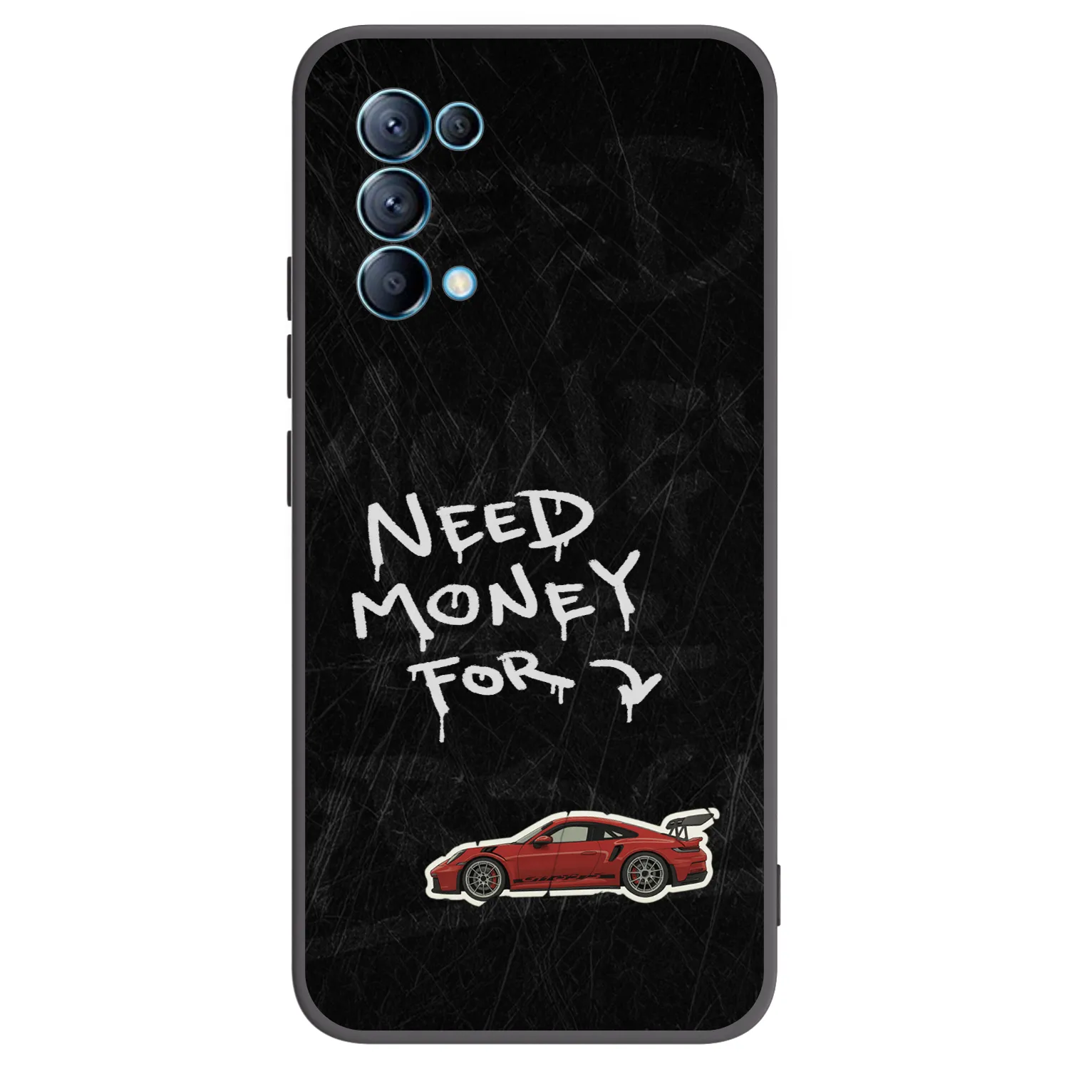 Picasee silikonový černý obal pro OPPO Reno 5 5G - Track Mode