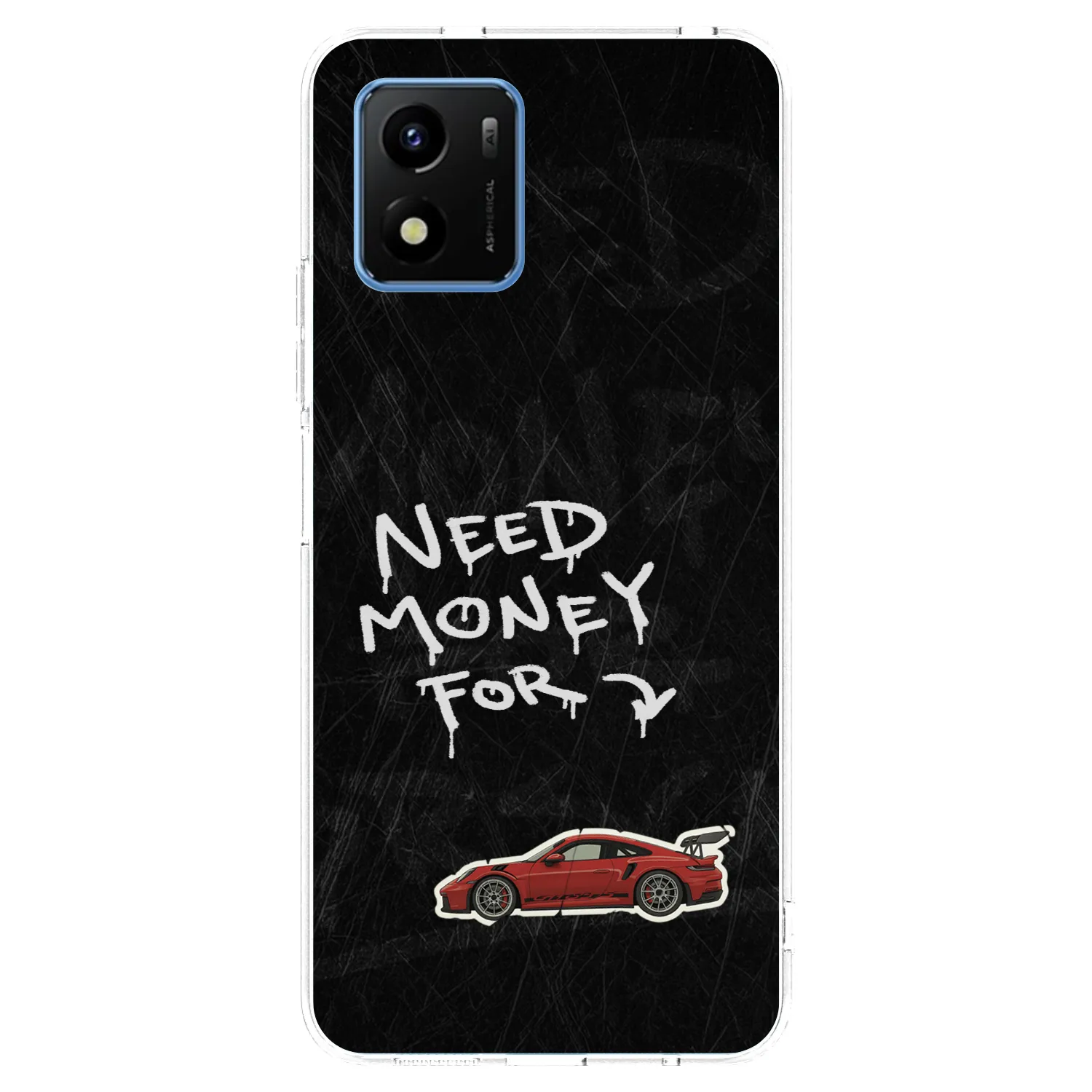 Picasee silikonový průhledný obal pro Vivo Y01 - Track Mode