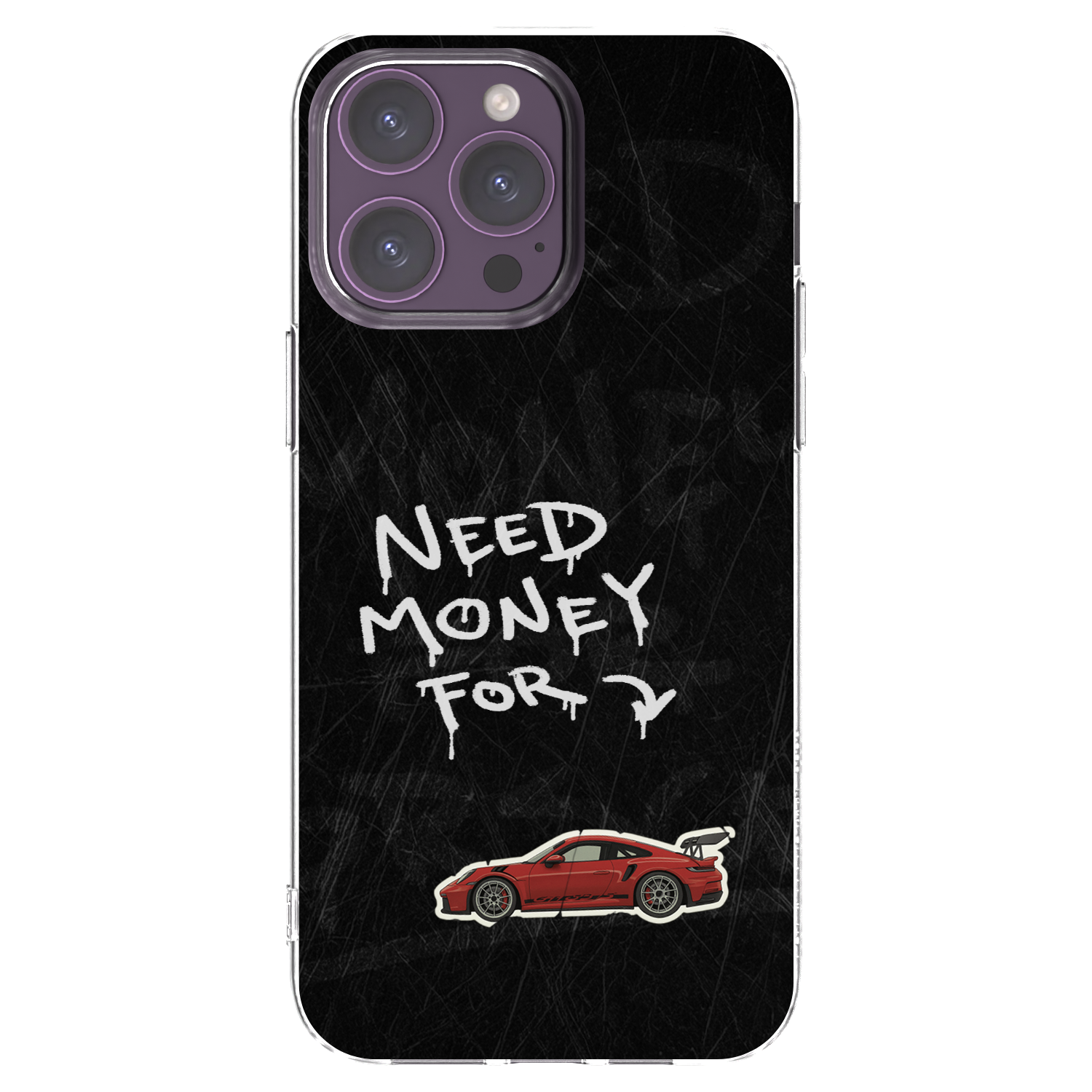 Picasee silikonový průhledný obal pro Apple iPhone 14 Pro Max - Track Mode