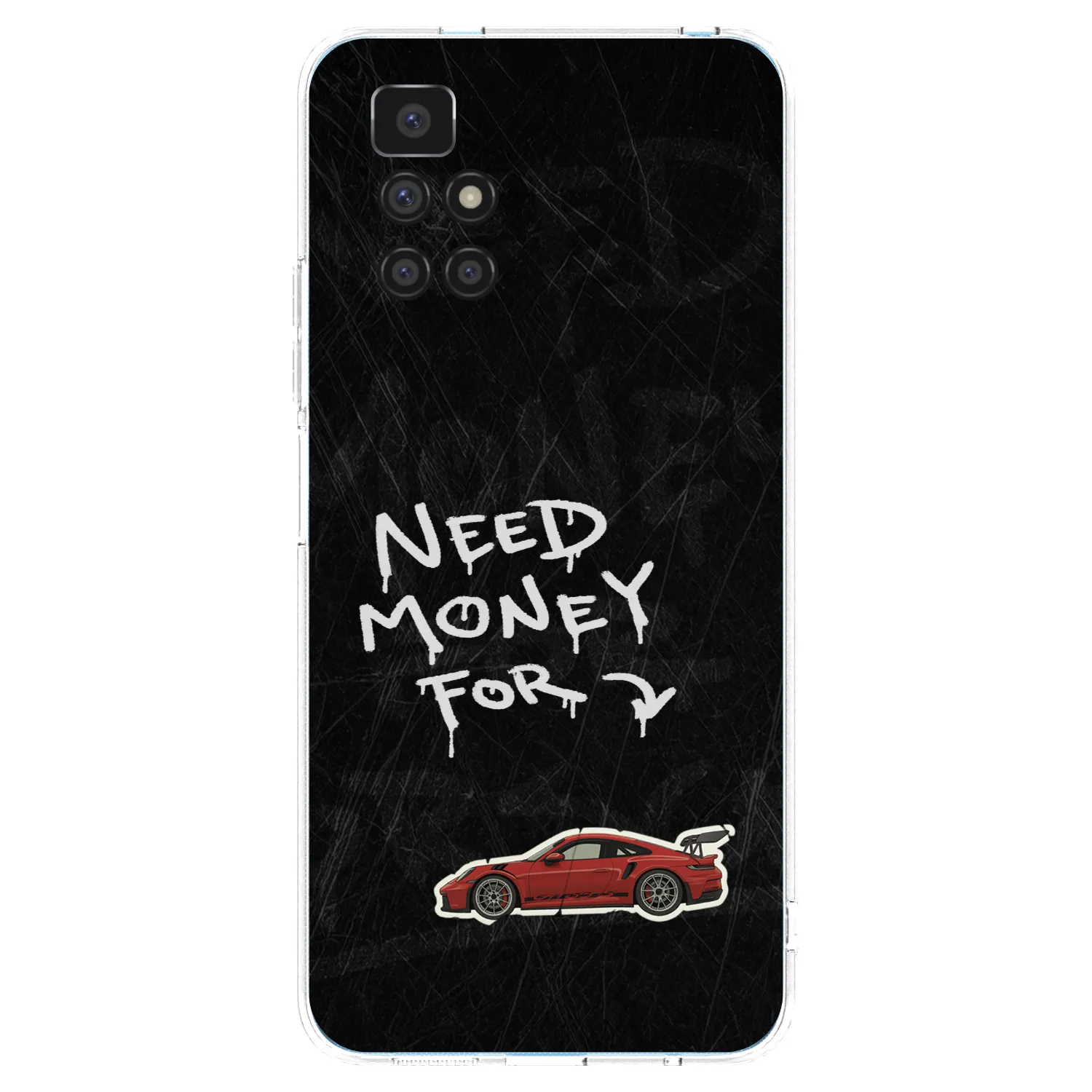 Picasee silikonový průhledný obal pro Xiaomi Redmi 10 (2022) - Track Mode