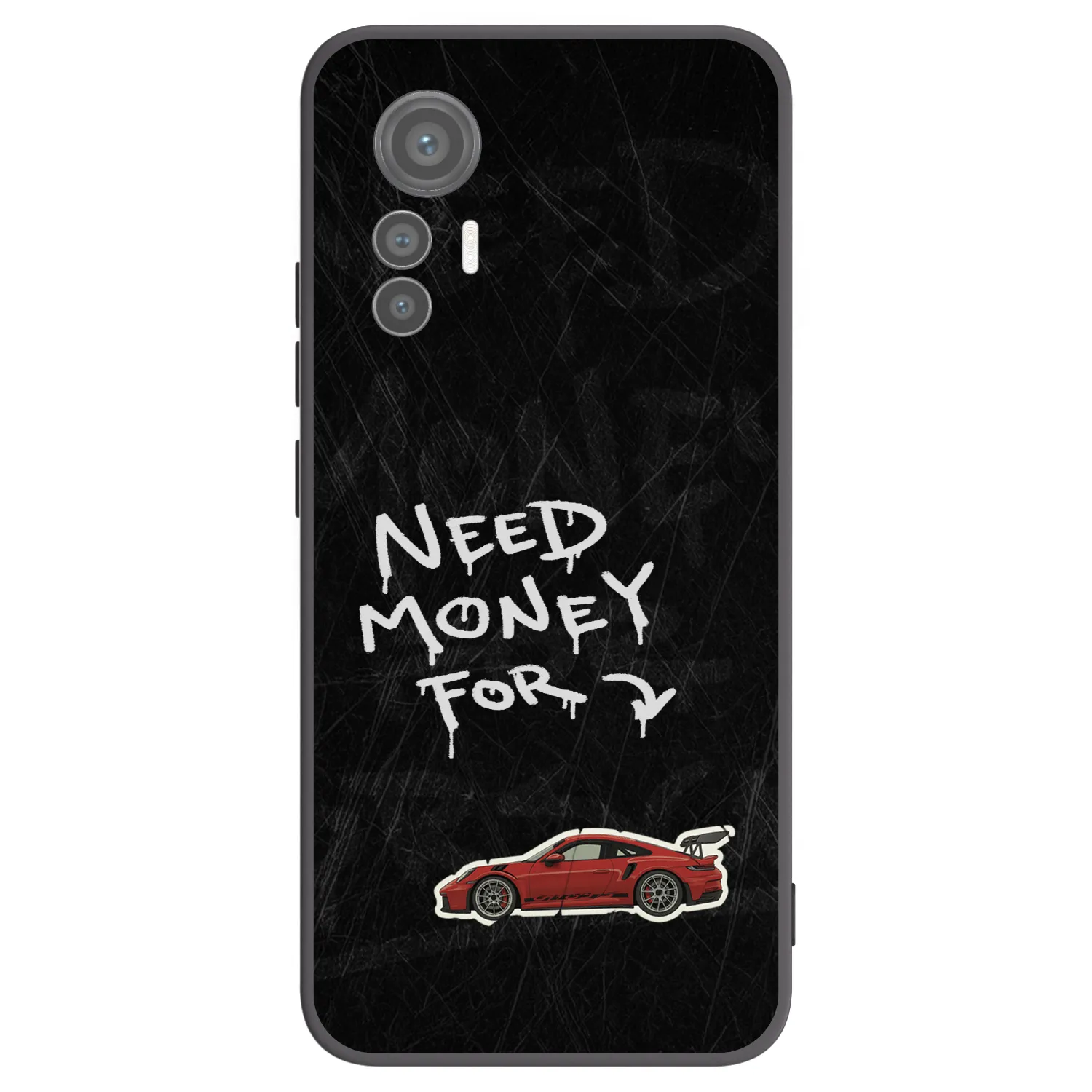 Picasee silikonový černý obal pro Xiaomi 12 Lite - Track Mode