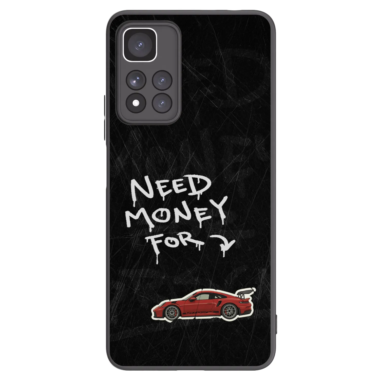 Picasee silikonový černý obal pro Xiaomi Redmi Note 11 Pro+ 5G - Track Mode