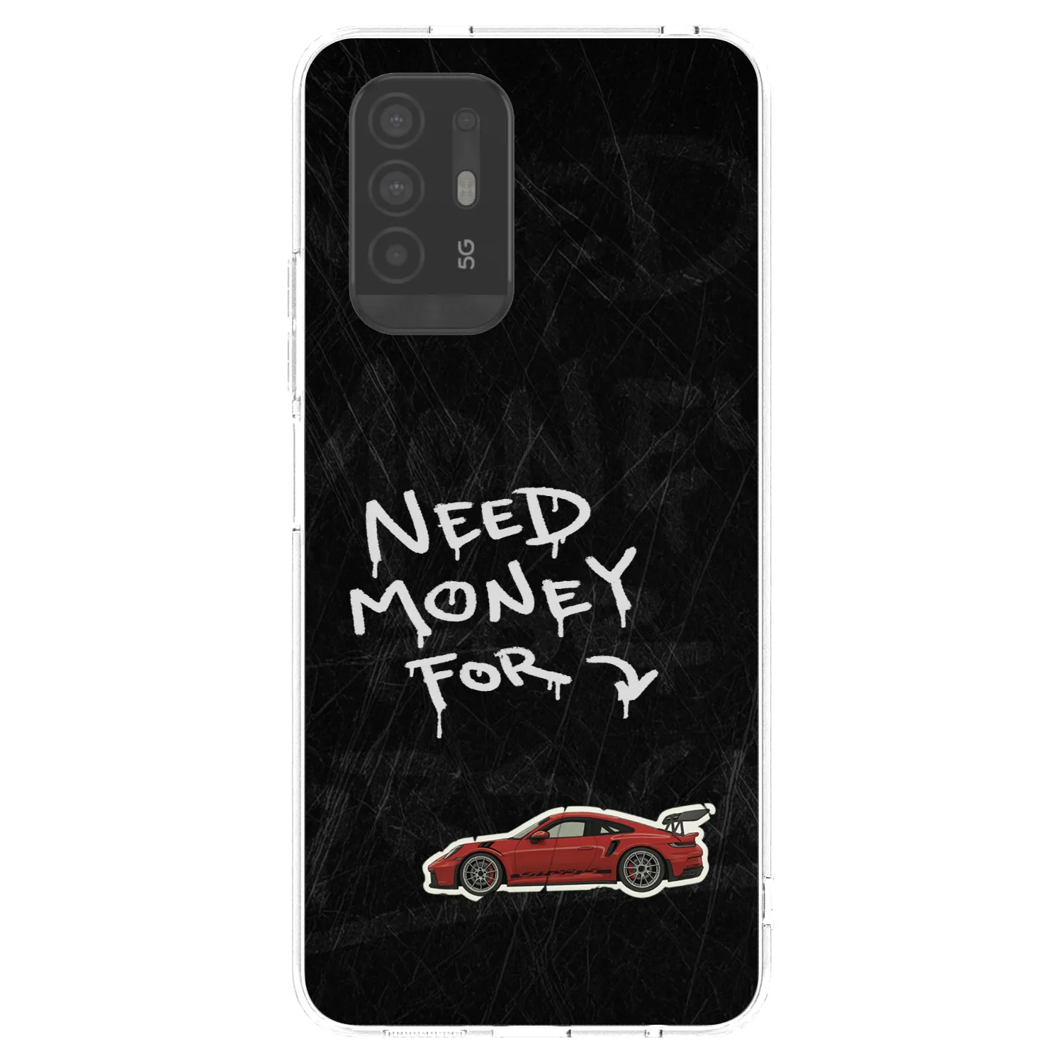 Picasee silikonový průhledný obal pro OPPO A94 5G - Track Mode