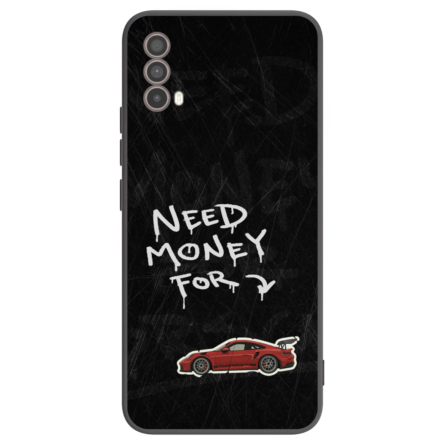 Picasee silikonový černý obal pro Motorola Moto E40 - Track Mode