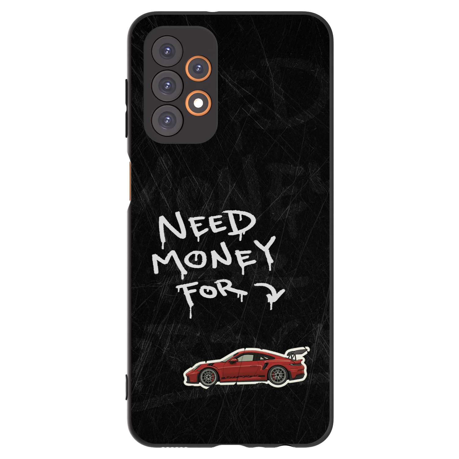 Picasee silikonový černý obal pro Samsung Galaxy A23 A236B 5G - Track Mode