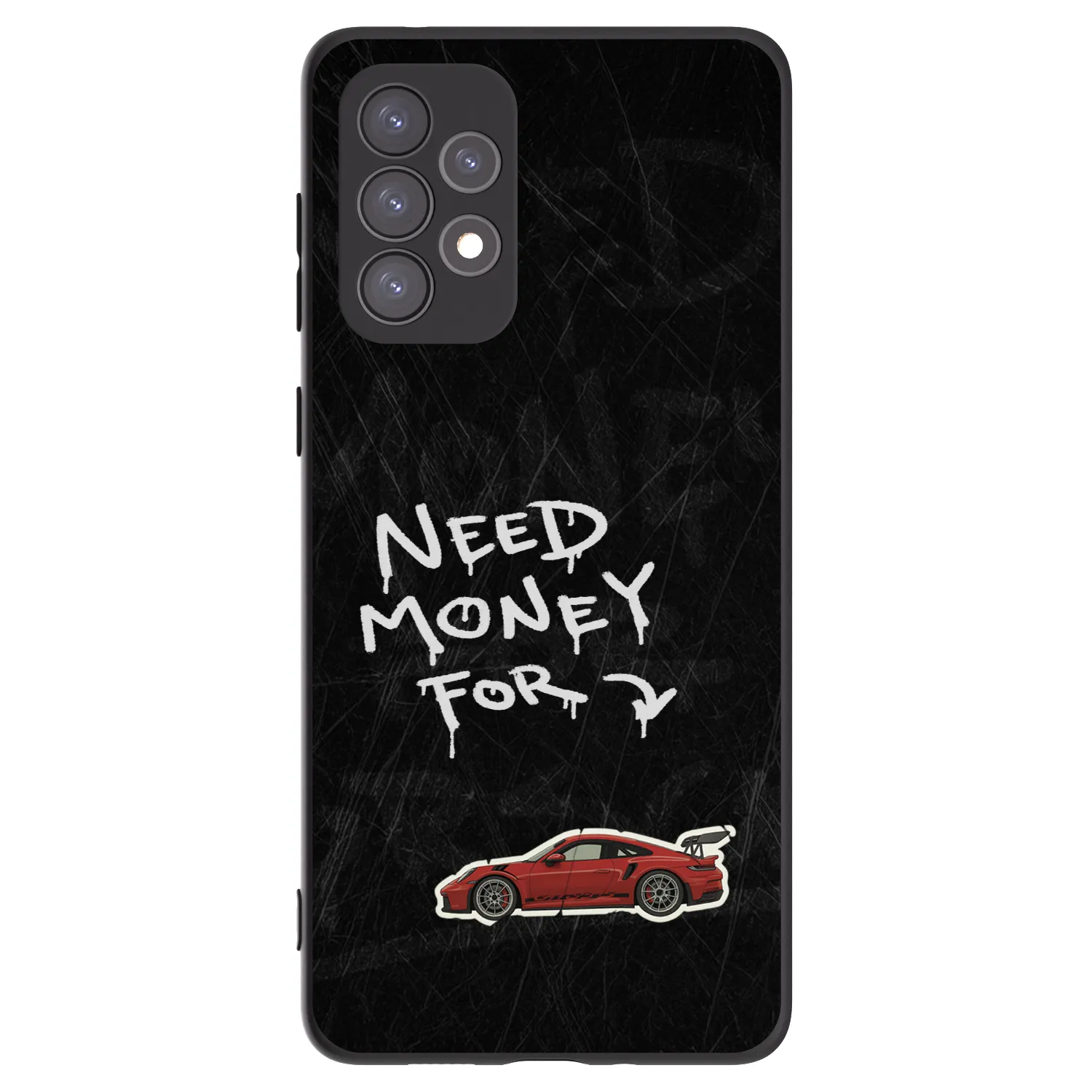Picasee silikonový černý obal pro Samsung Galaxy A73 5G - Track Mode