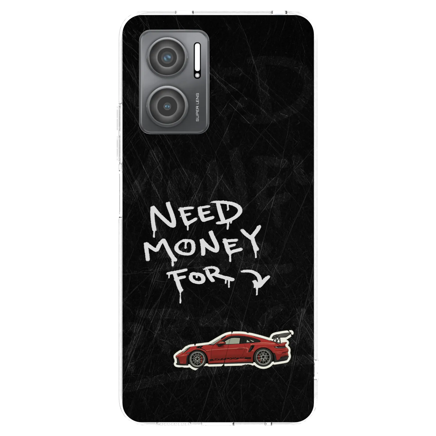 Picasee silikonový průhledný obal pro Xiaomi Redmi 10 5G - Track Mode