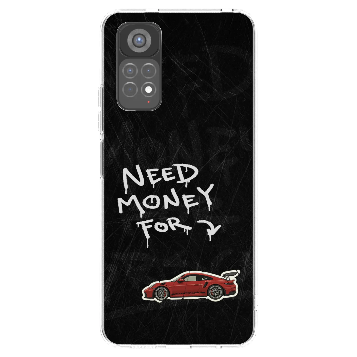 Picasee silikonový průhledný obal pro Xiaomi Redmi Note 11S 5G - Track Mode