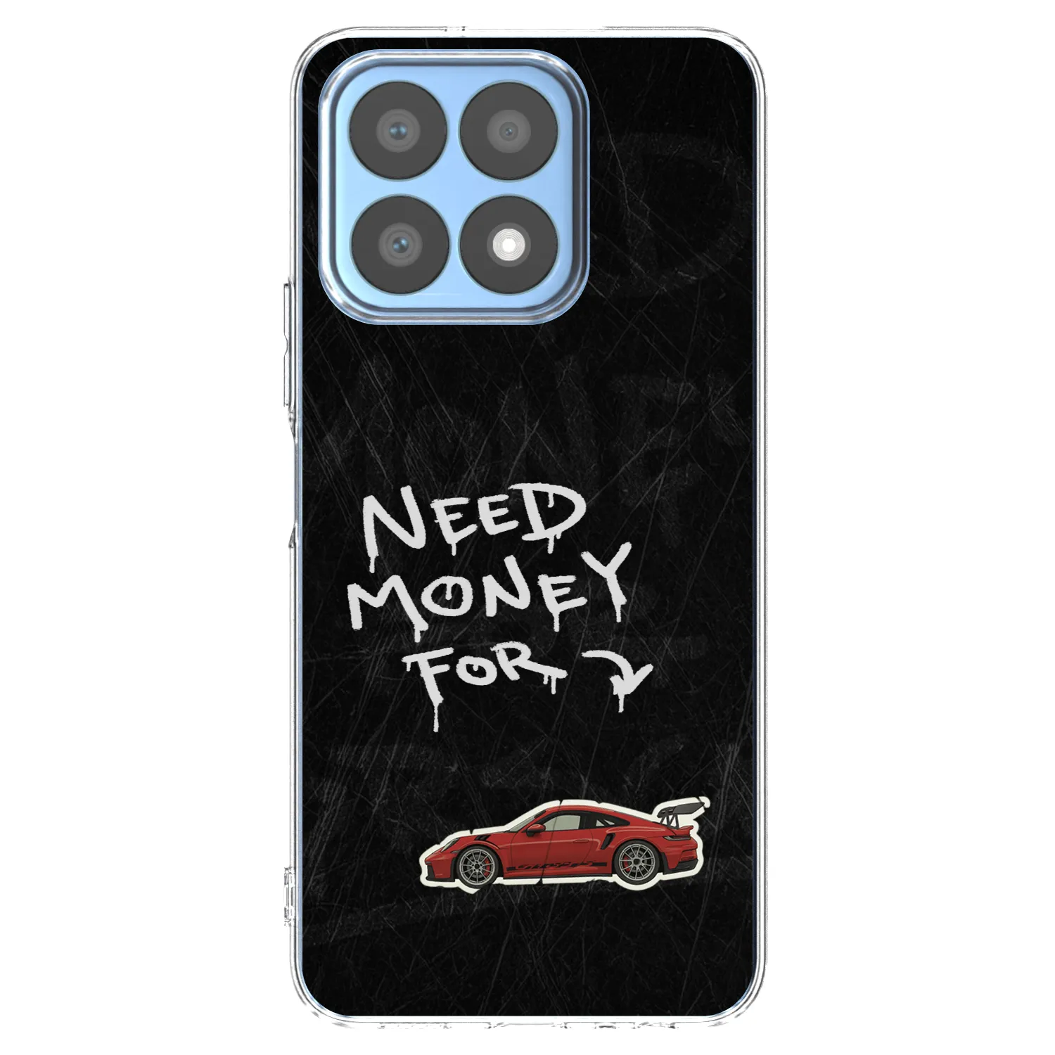 Picasee silikonový průhledný obal pro Honor X8a - Track Mode
