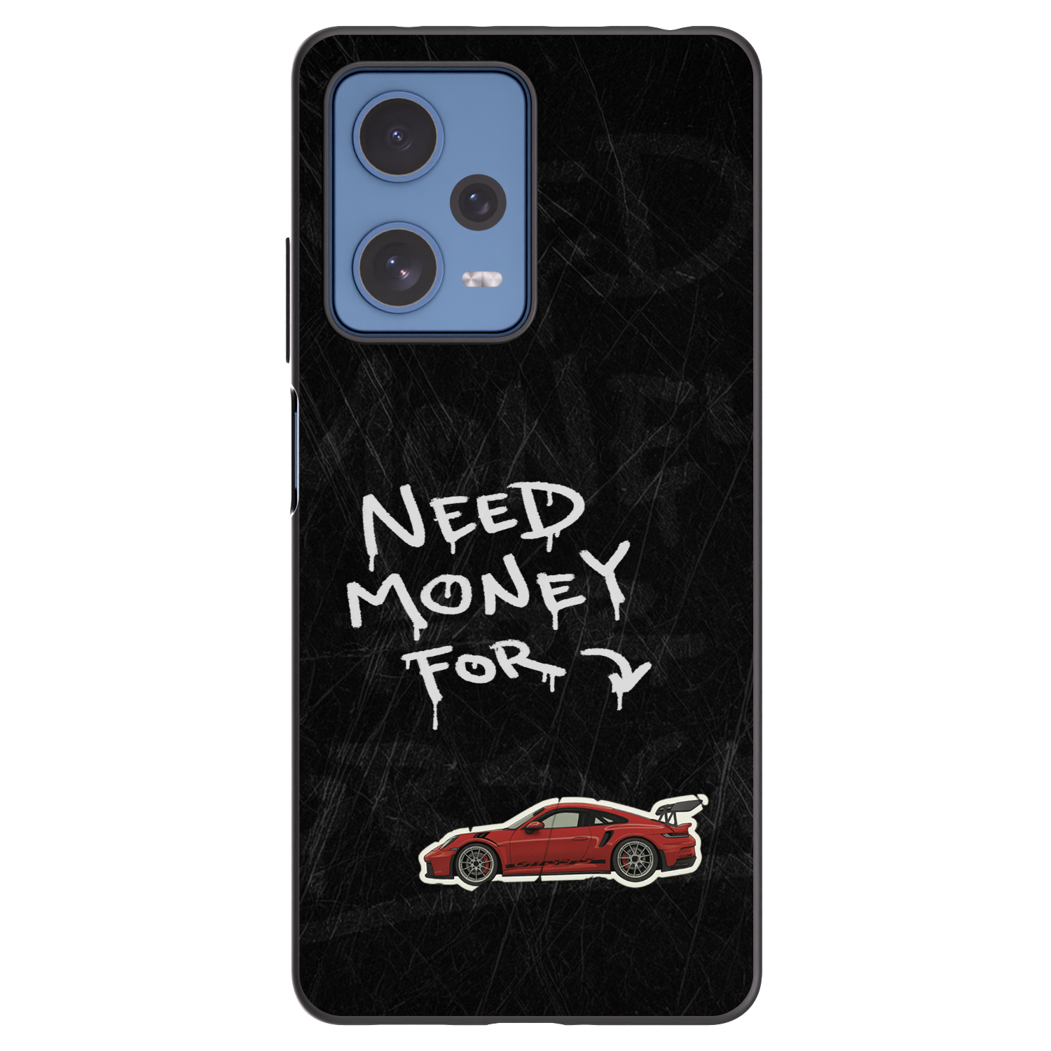 Picasee silikonový černý obal pro Xiaomi Redmi Note 12 Pro 5G - Track Mode