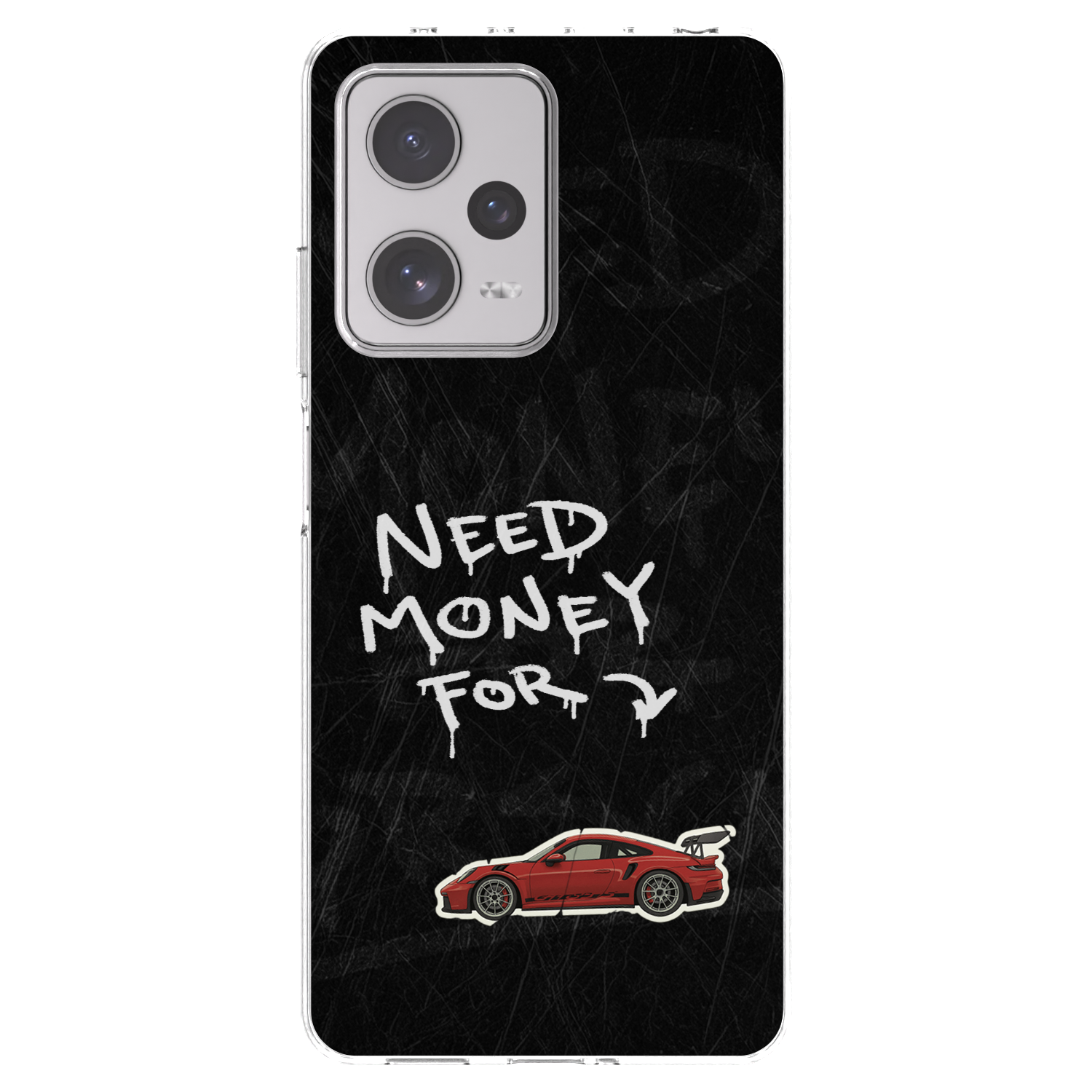 Picasee silikonový průhledný obal pro Xiaomi Redmi Note 12 Pro+ 5G - Track Mode