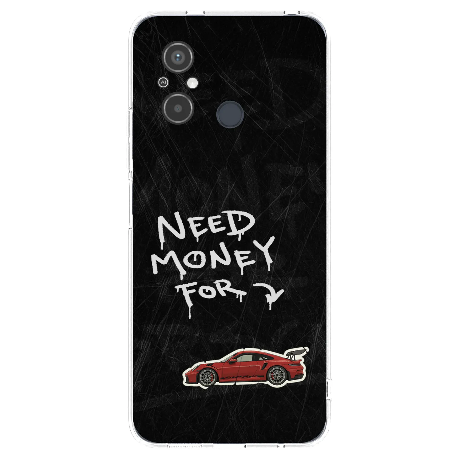Picasee silikonový průhledný obal pro Xiaomi Redmi 12C - Track Mode