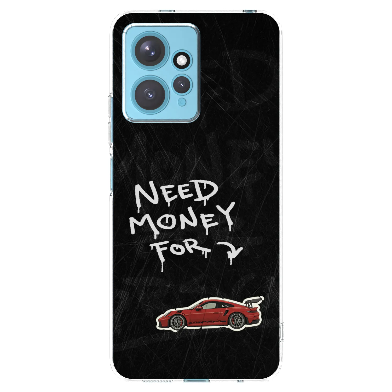 Picasee silikonový průhledný obal pro Xiaomi Redmi Note 12 4G - Track Mode