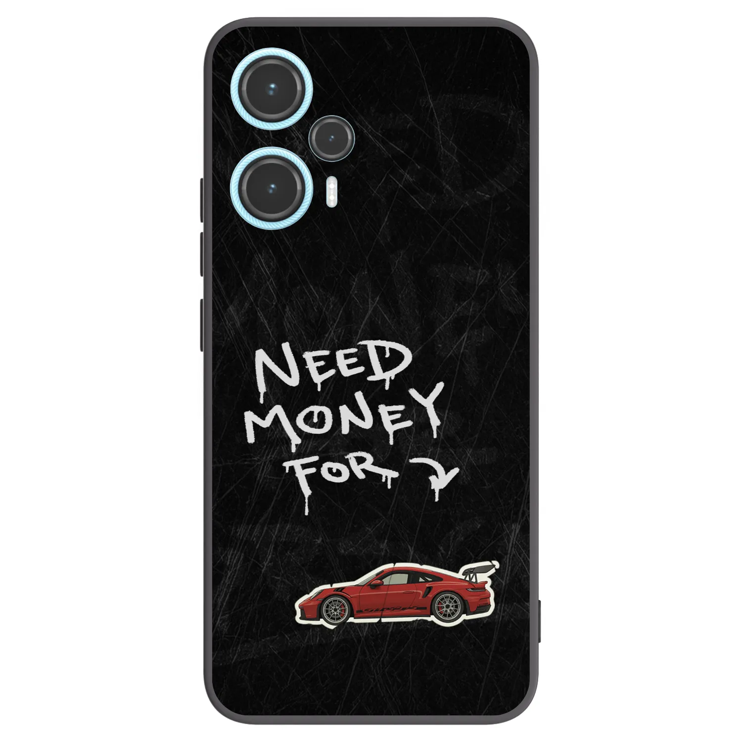 Picasee silikonový černý obal pro Xiaomi Poco F5 - Track Mode