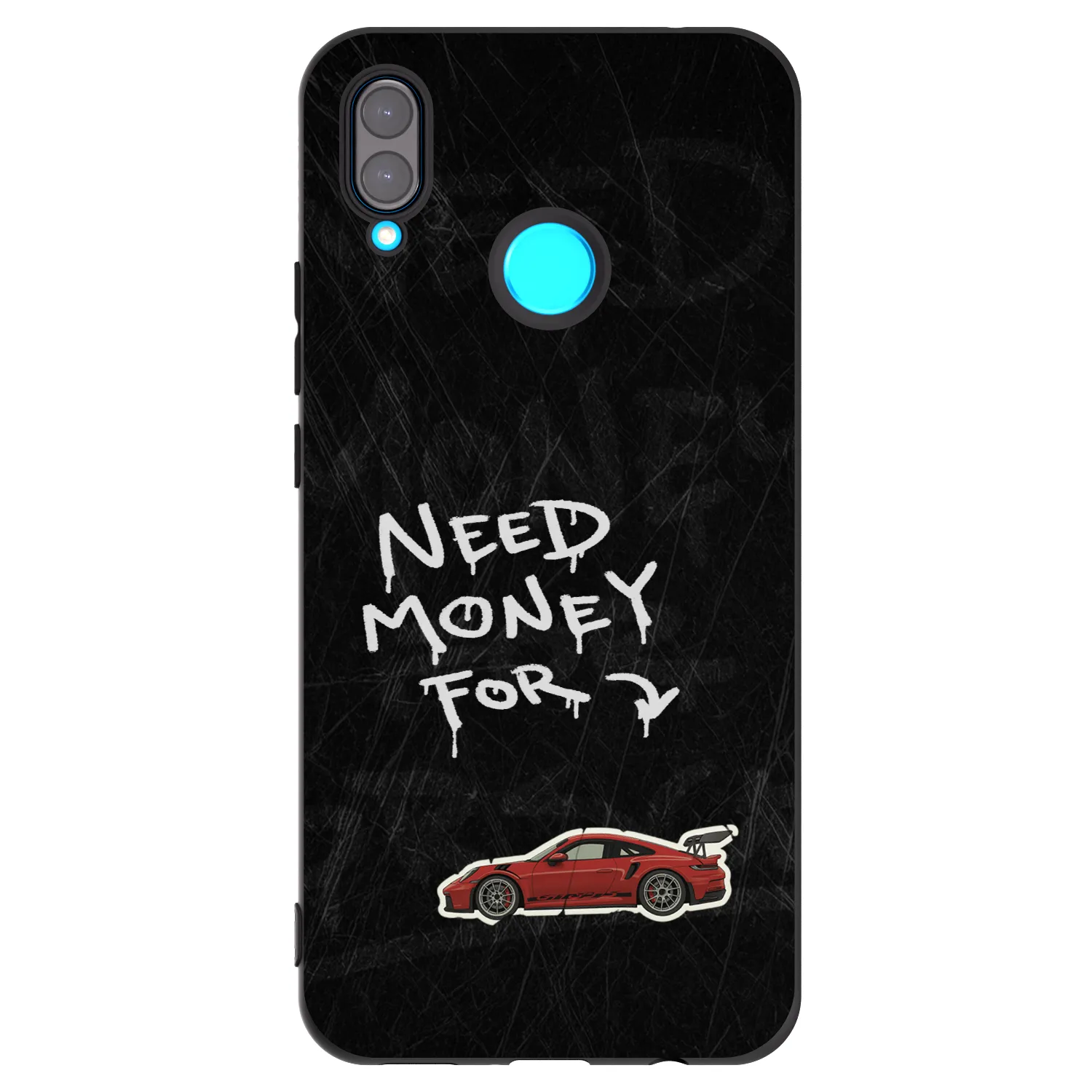 Picasee silikonový černý obal pro Huawei Nova 3i - Track Mode