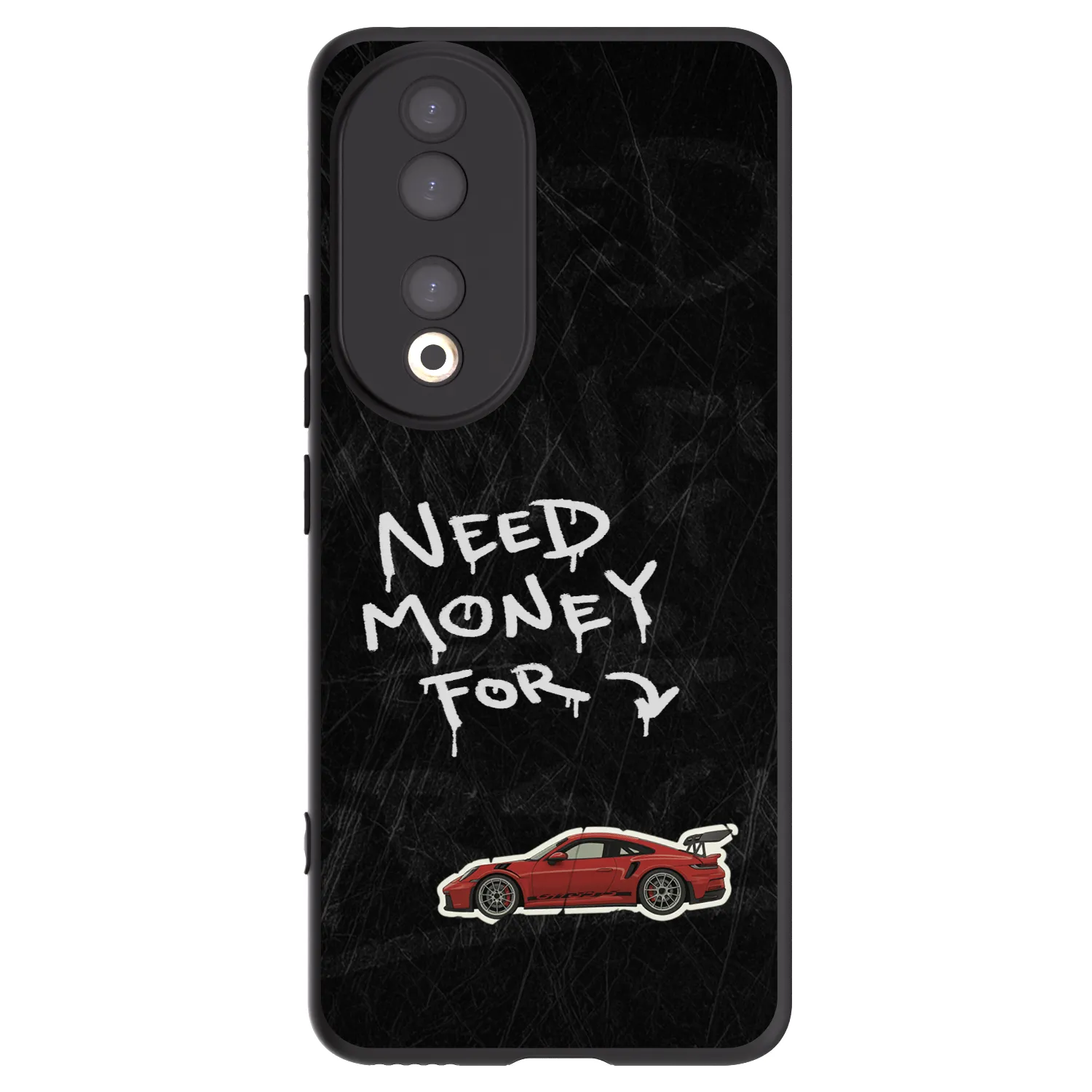 Picasee silikonový černý obal pro Honor 90 5G - Track Mode