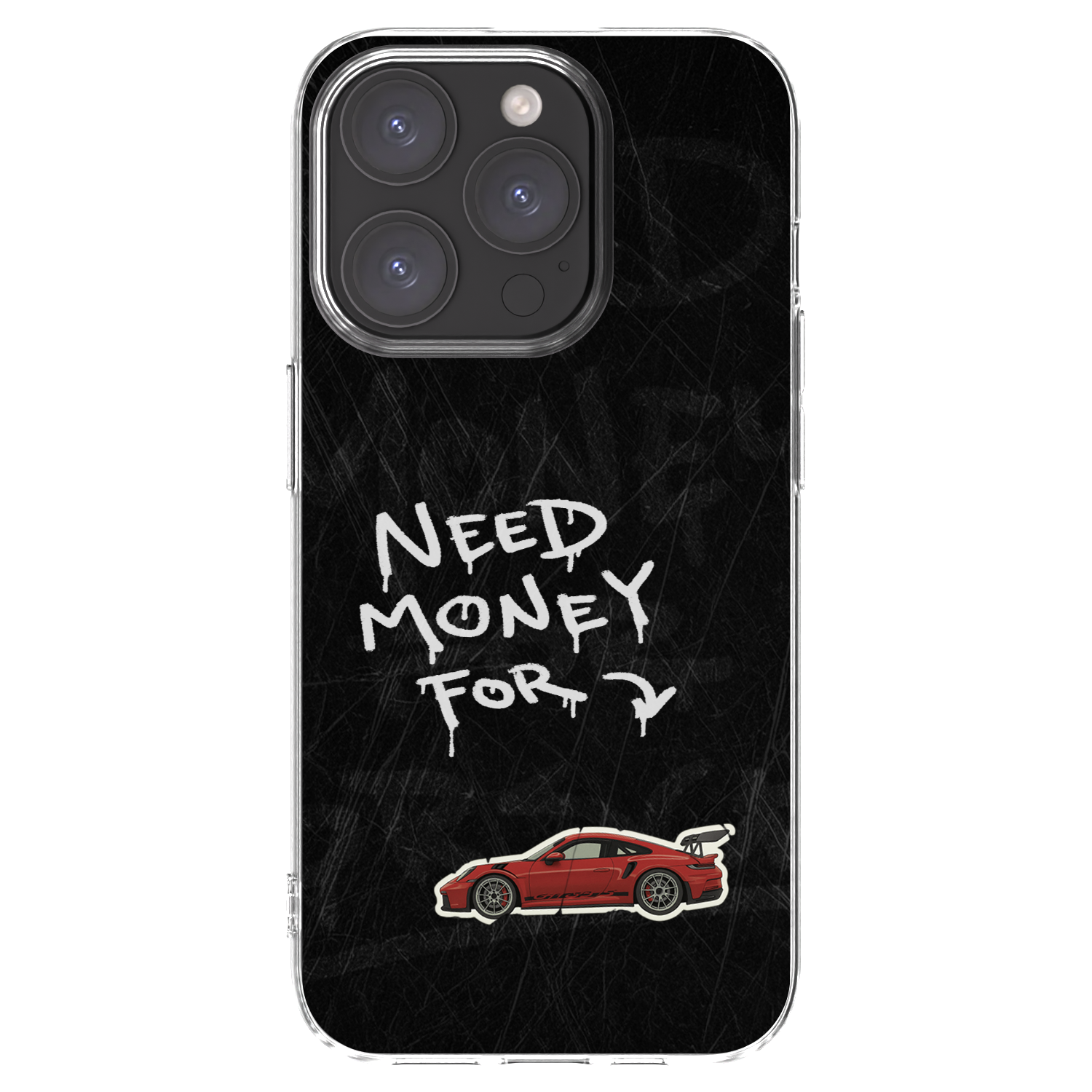 Picasee silikonový průhledný obal pro Apple iPhone 15 Pro - Track Mode