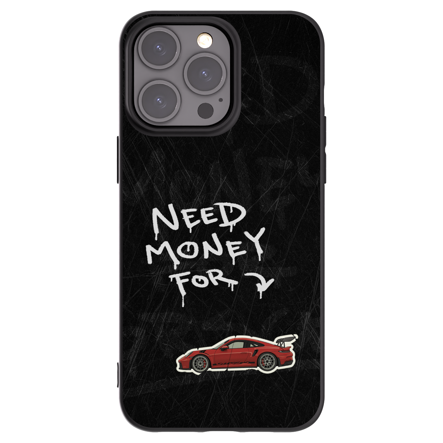 Picasee silikonový černý obal pro Apple iPhone 15 Pro Max - Track Mode