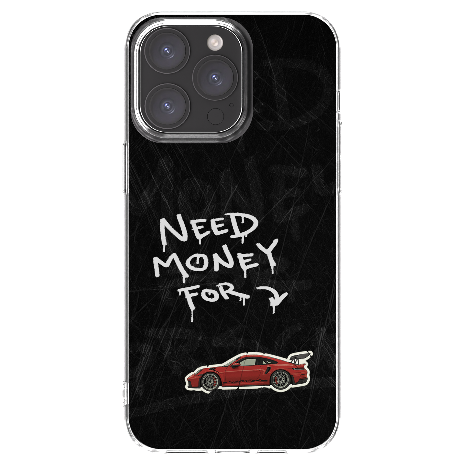 Picasee silikonový průhledný obal pro Apple iPhone 15 Pro Max - Track Mode