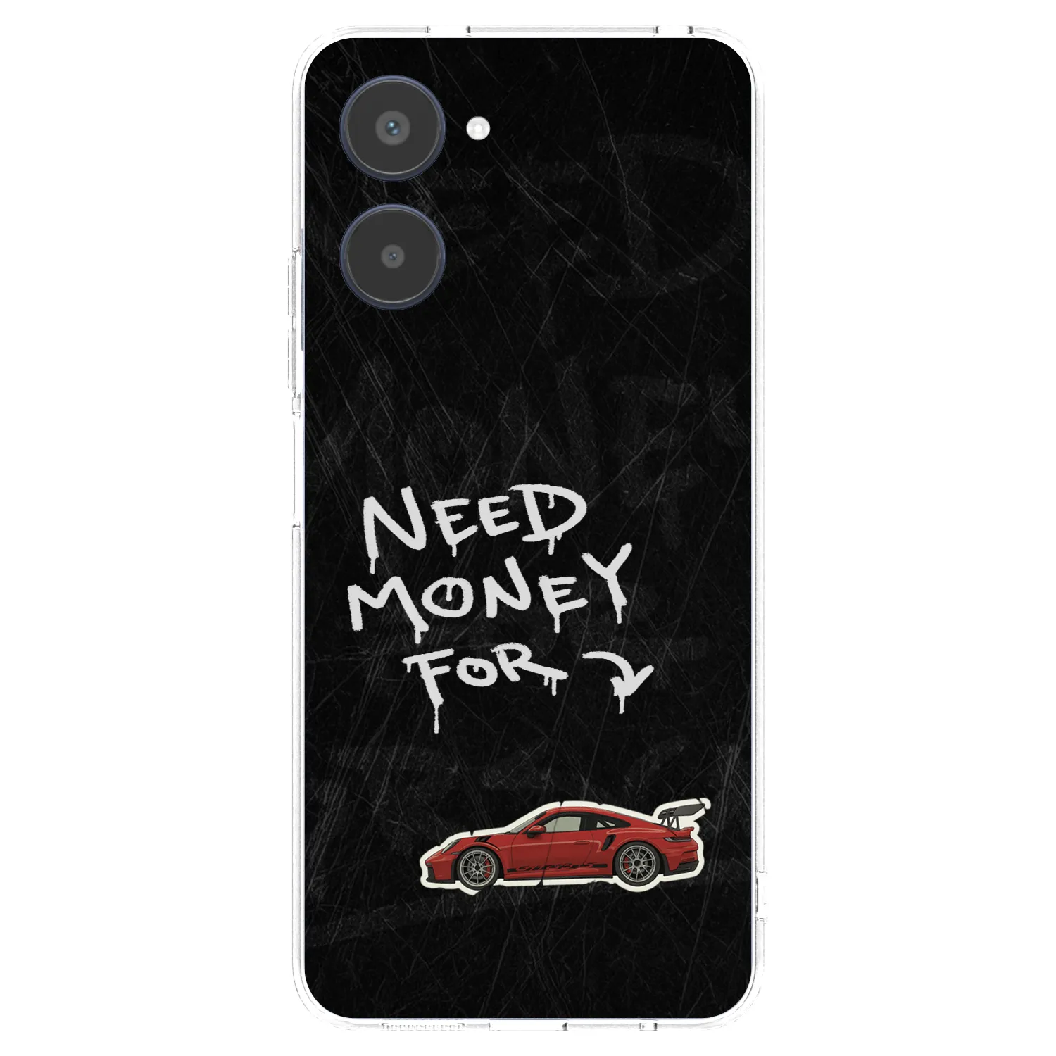 Picasee silikonový průhledný obal pro Realme 10 4G - Track Mode