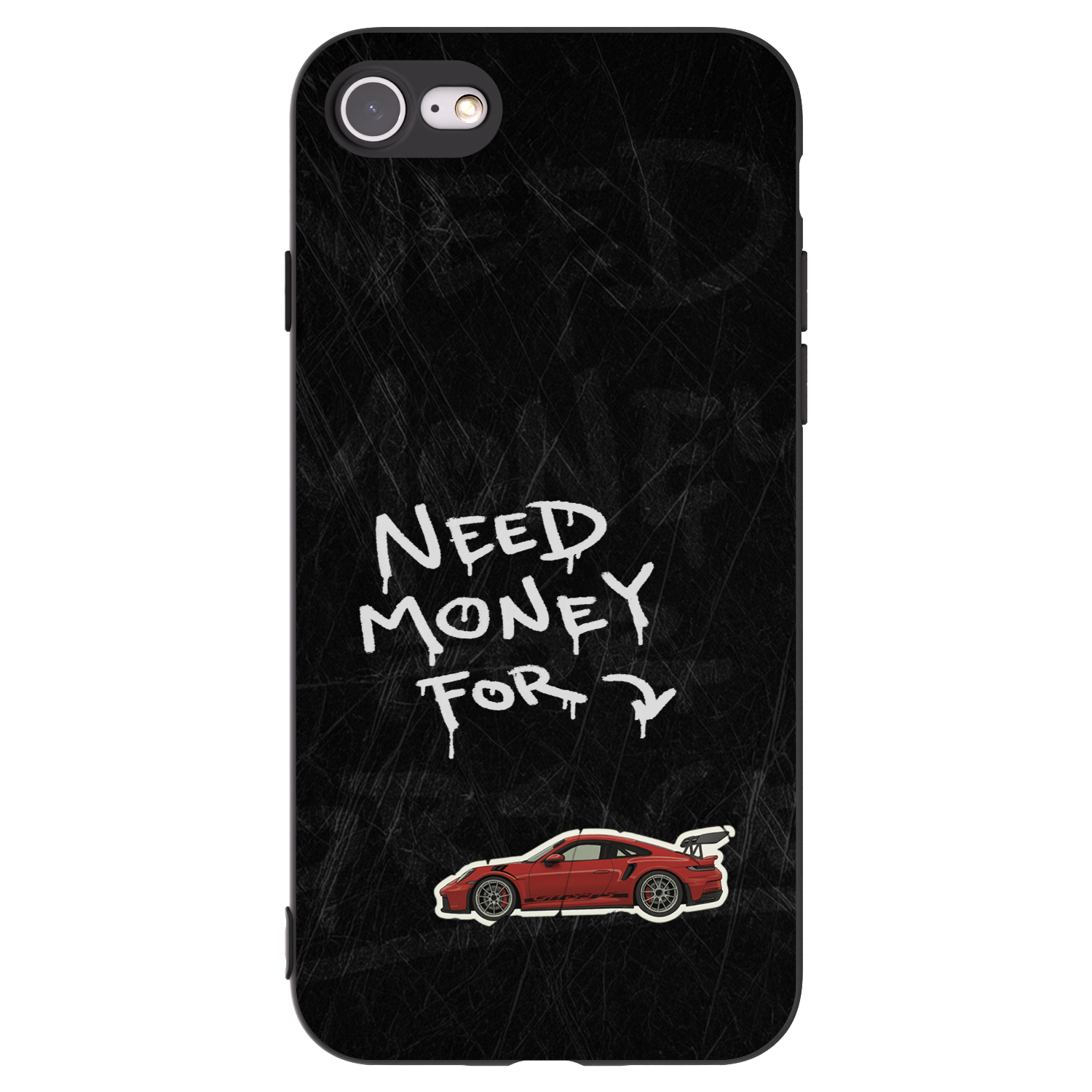 Picasee silikonový černý obal pro Apple iPhone 7 - Track Mode