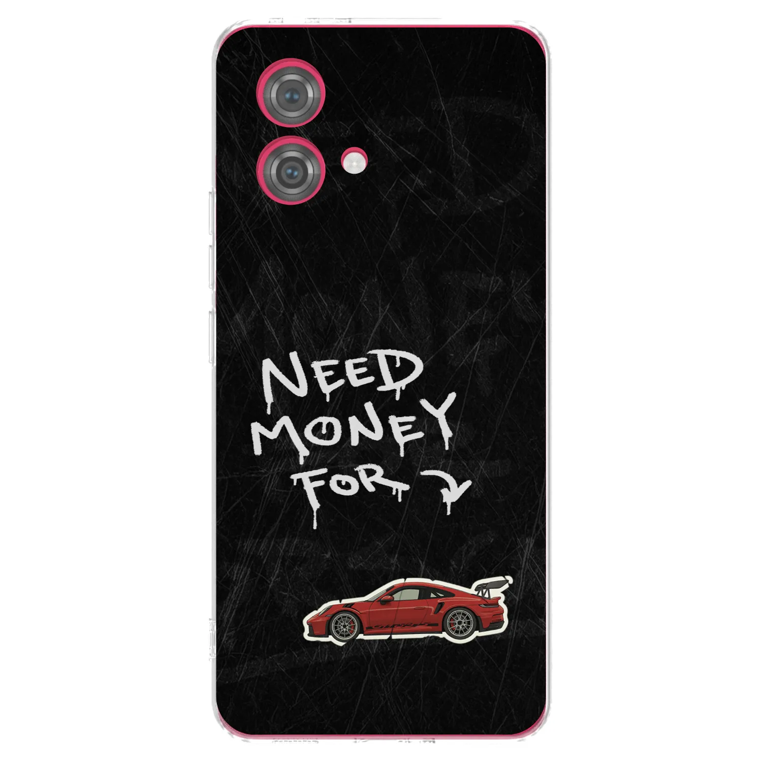 Picasee silikonový průhledný obal pro Motorola Moto G84 5G - Track Mode