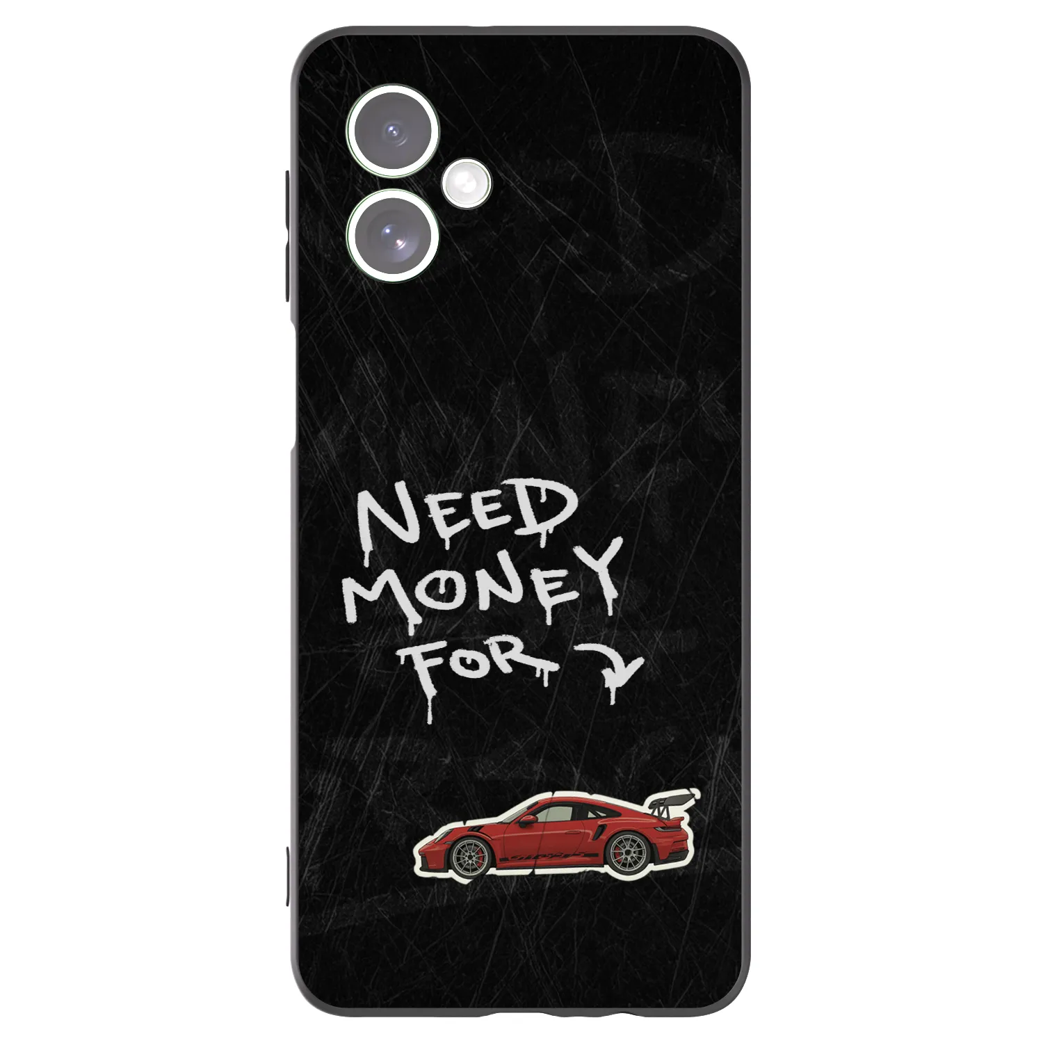Picasee silikonový černý obal pro Motorola Moto G54 5G - Track Mode